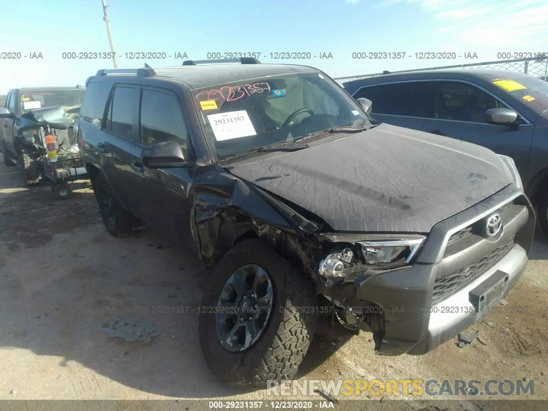 1 Photograph of a damaged car JTEBU5JR4K5668182 TOYOTA 4RUNNER 2019