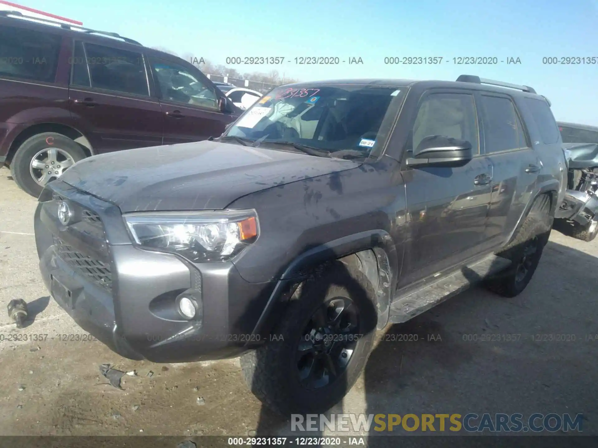 2 Photograph of a damaged car JTEBU5JR4K5668182 TOYOTA 4RUNNER 2019