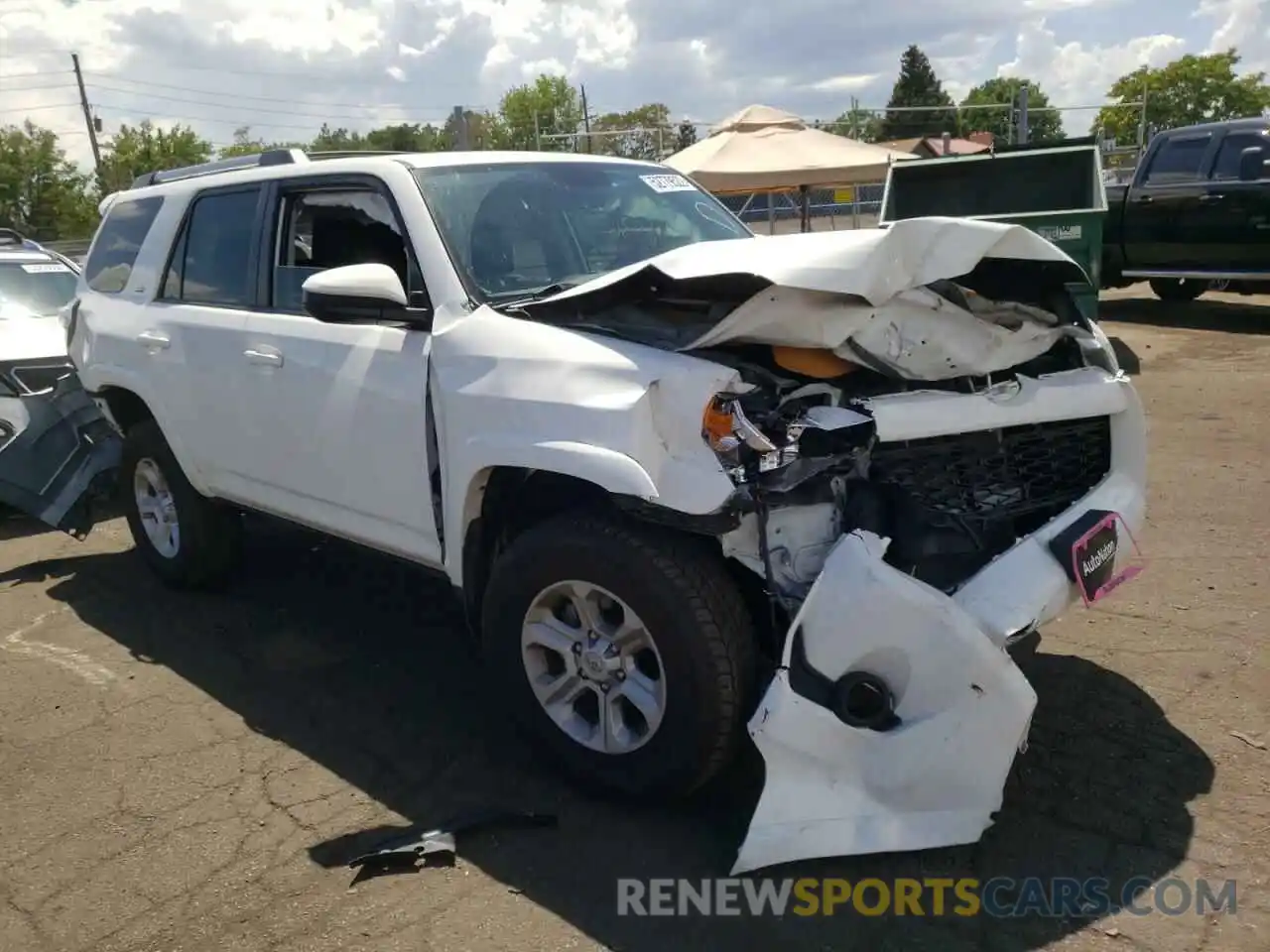 1 Photograph of a damaged car JTEBU5JR4K5669154 TOYOTA 4RUNNER 2019