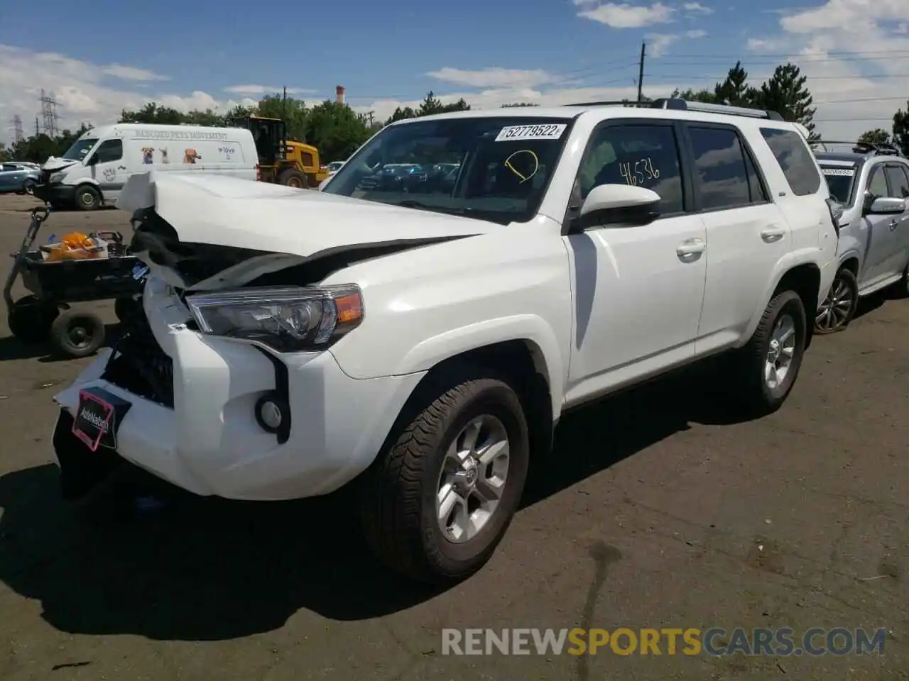 2 Photograph of a damaged car JTEBU5JR4K5669154 TOYOTA 4RUNNER 2019