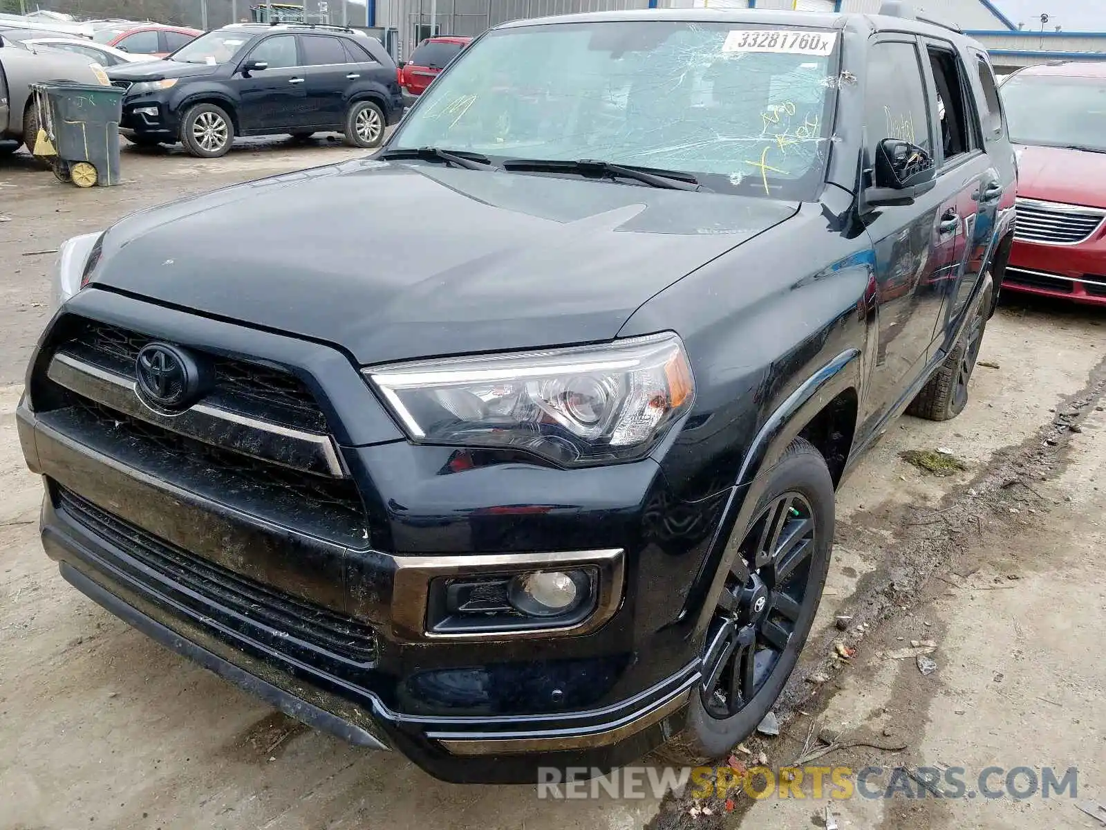 2 Photograph of a damaged car JTEBU5JR4K5669882 TOYOTA 4RUNNER 2019