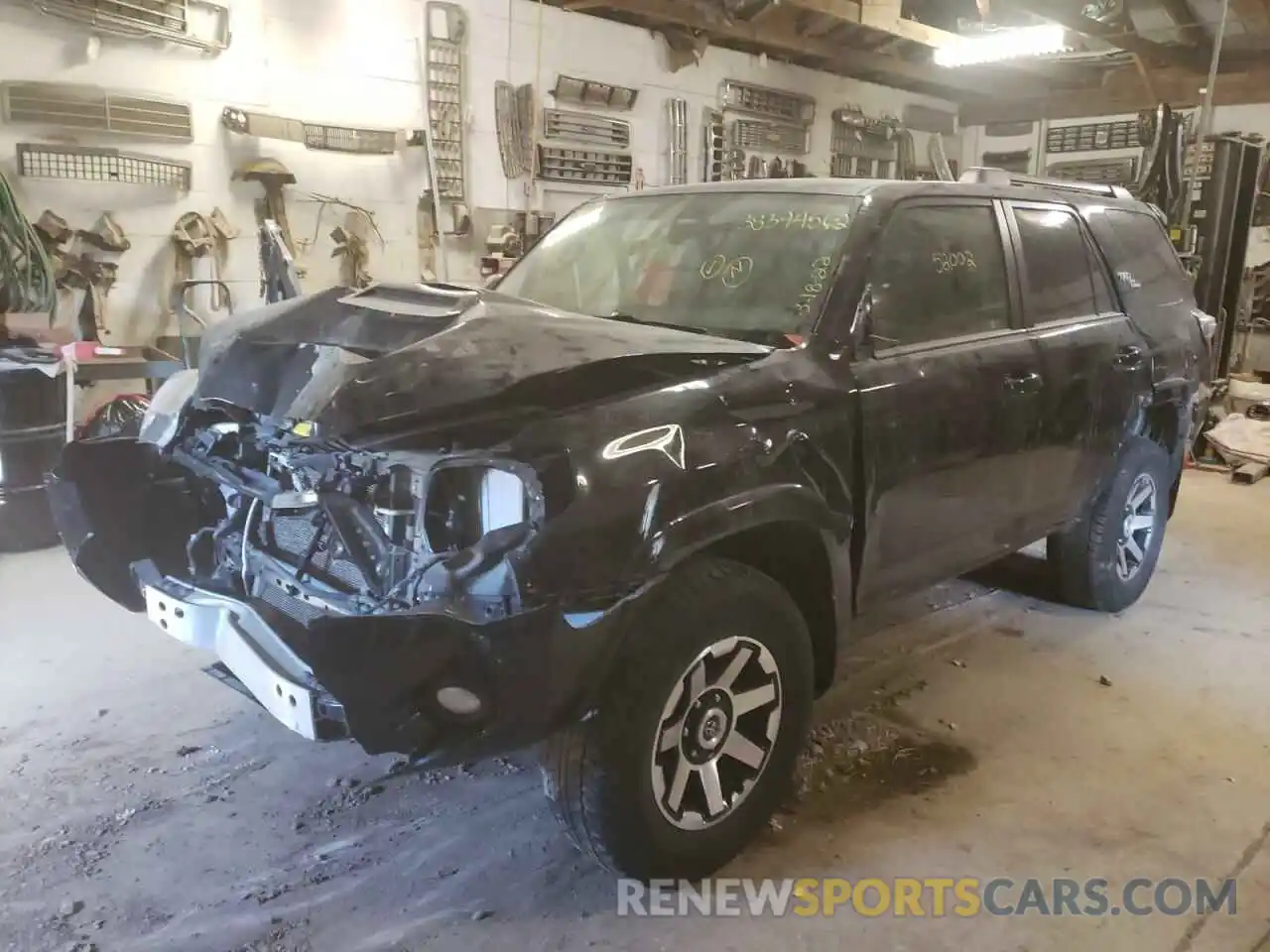 2 Photograph of a damaged car JTEBU5JR4K5670627 TOYOTA 4RUNNER 2019