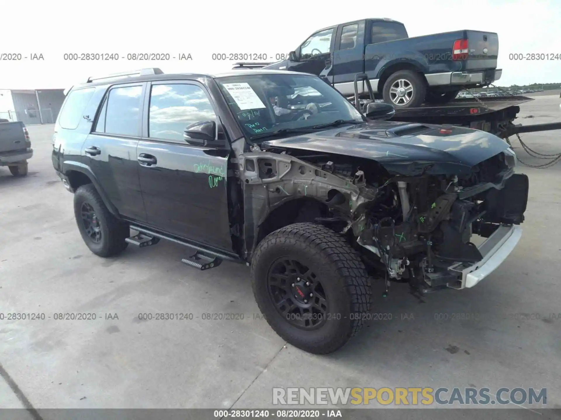 1 Photograph of a damaged car JTEBU5JR4K5671454 TOYOTA 4RUNNER 2019