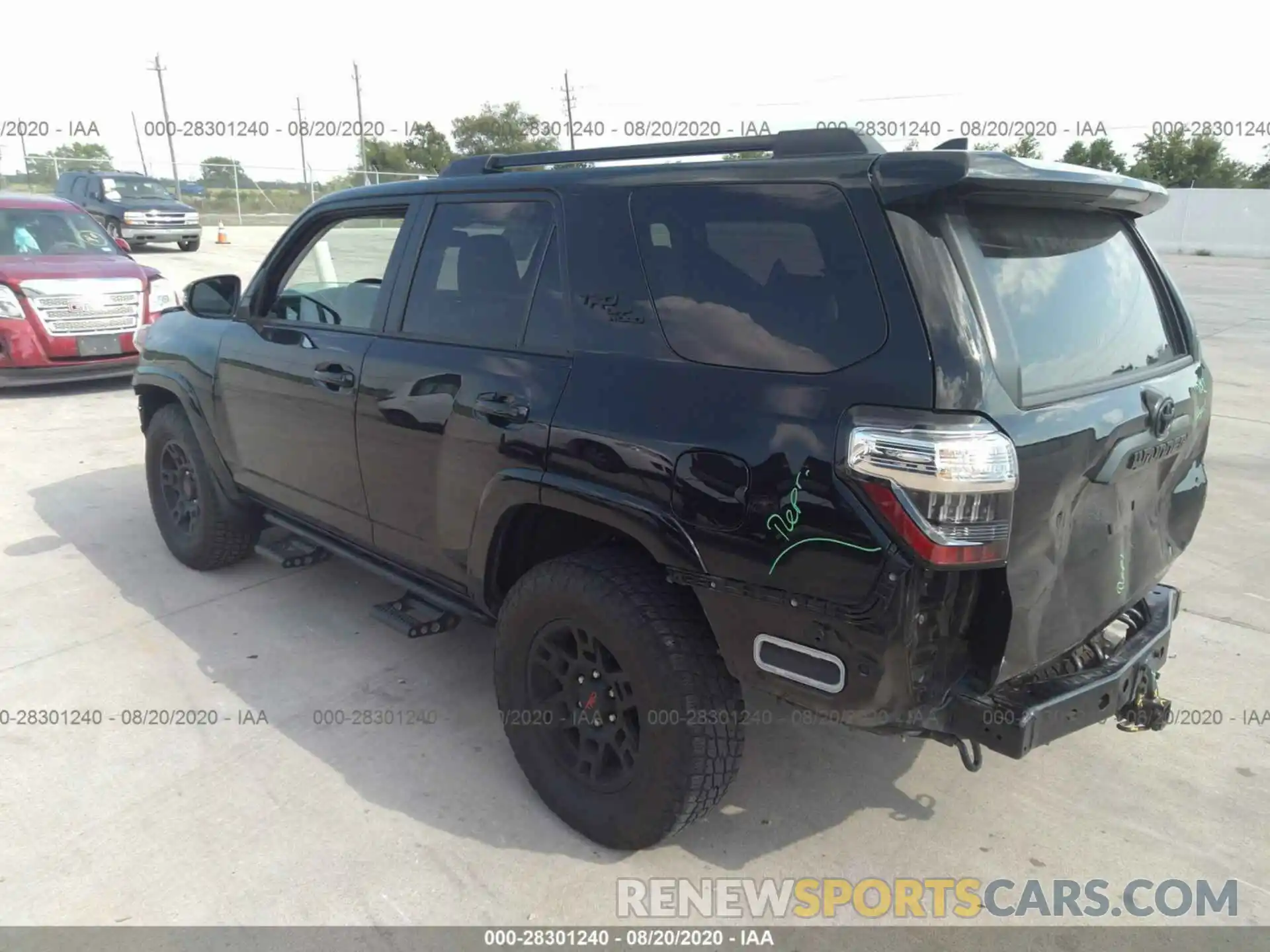 3 Фотография поврежденного автомобиля JTEBU5JR4K5671454 TOYOTA 4RUNNER 2019