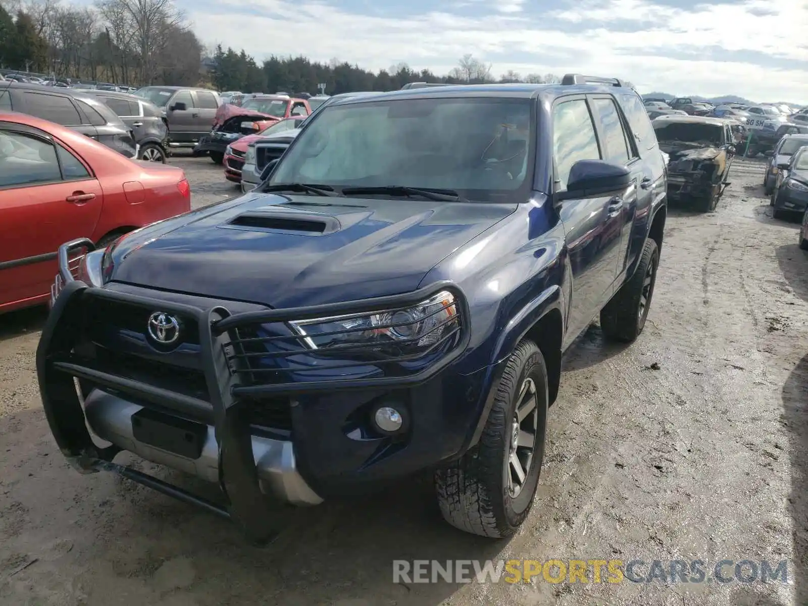 2 Photograph of a damaged car JTEBU5JR4K5671695 TOYOTA 4RUNNER 2019