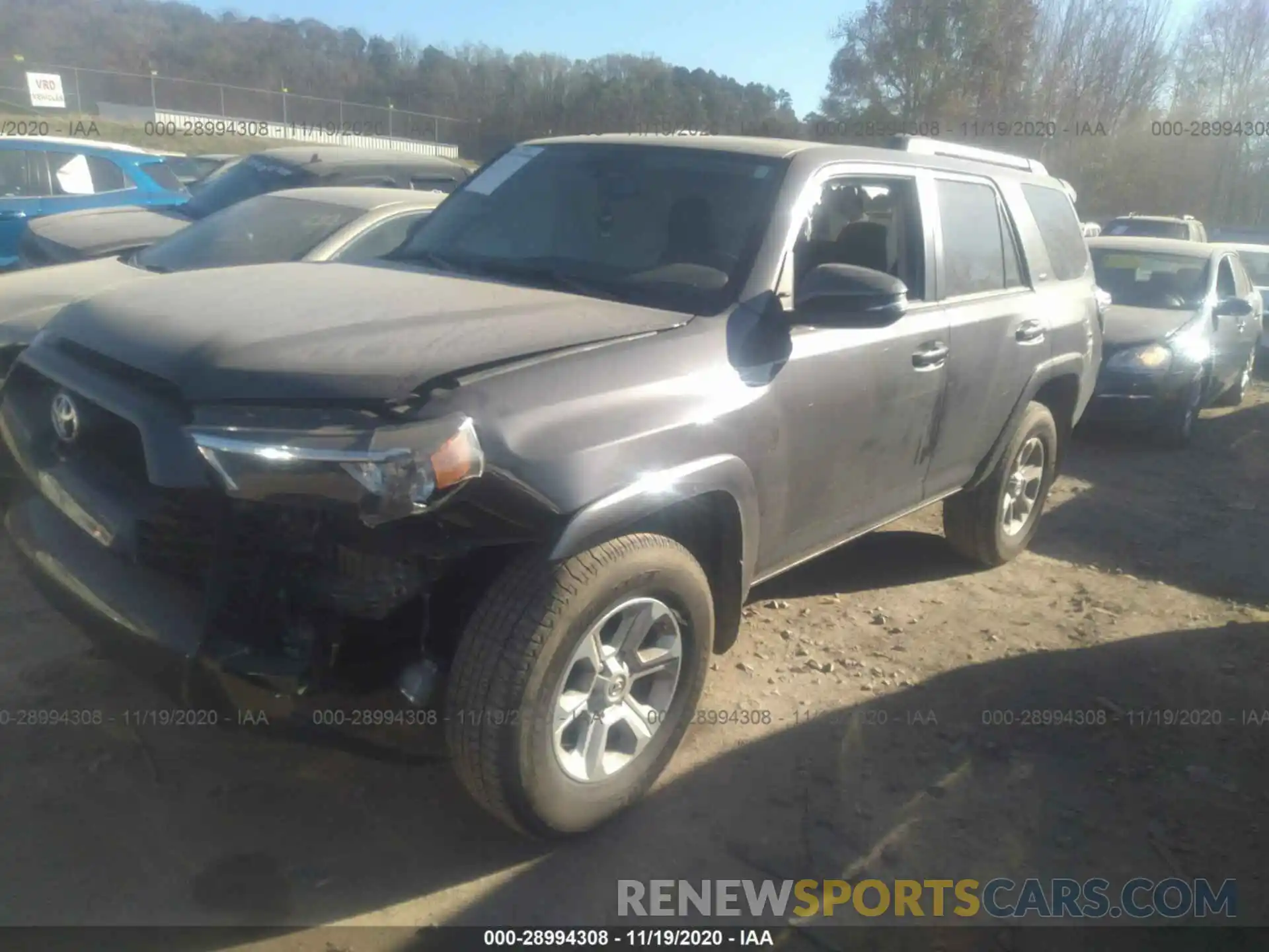 2 Photograph of a damaged car JTEBU5JR4K5673429 TOYOTA 4RUNNER 2019