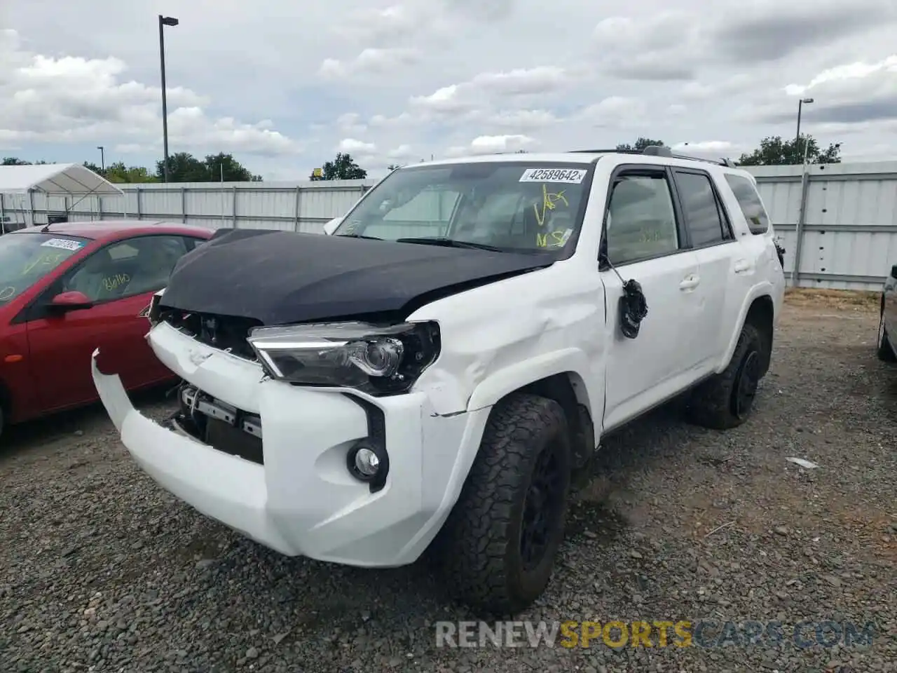 2 Фотография поврежденного автомобиля JTEBU5JR4K5676122 TOYOTA 4RUNNER 2019