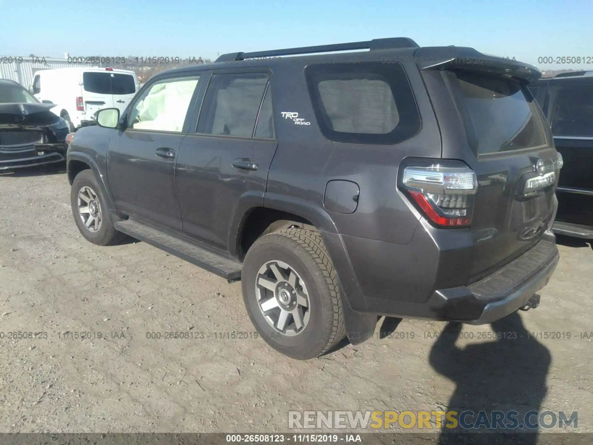 3 Photograph of a damaged car JTEBU5JR4K5676623 TOYOTA 4RUNNER 2019