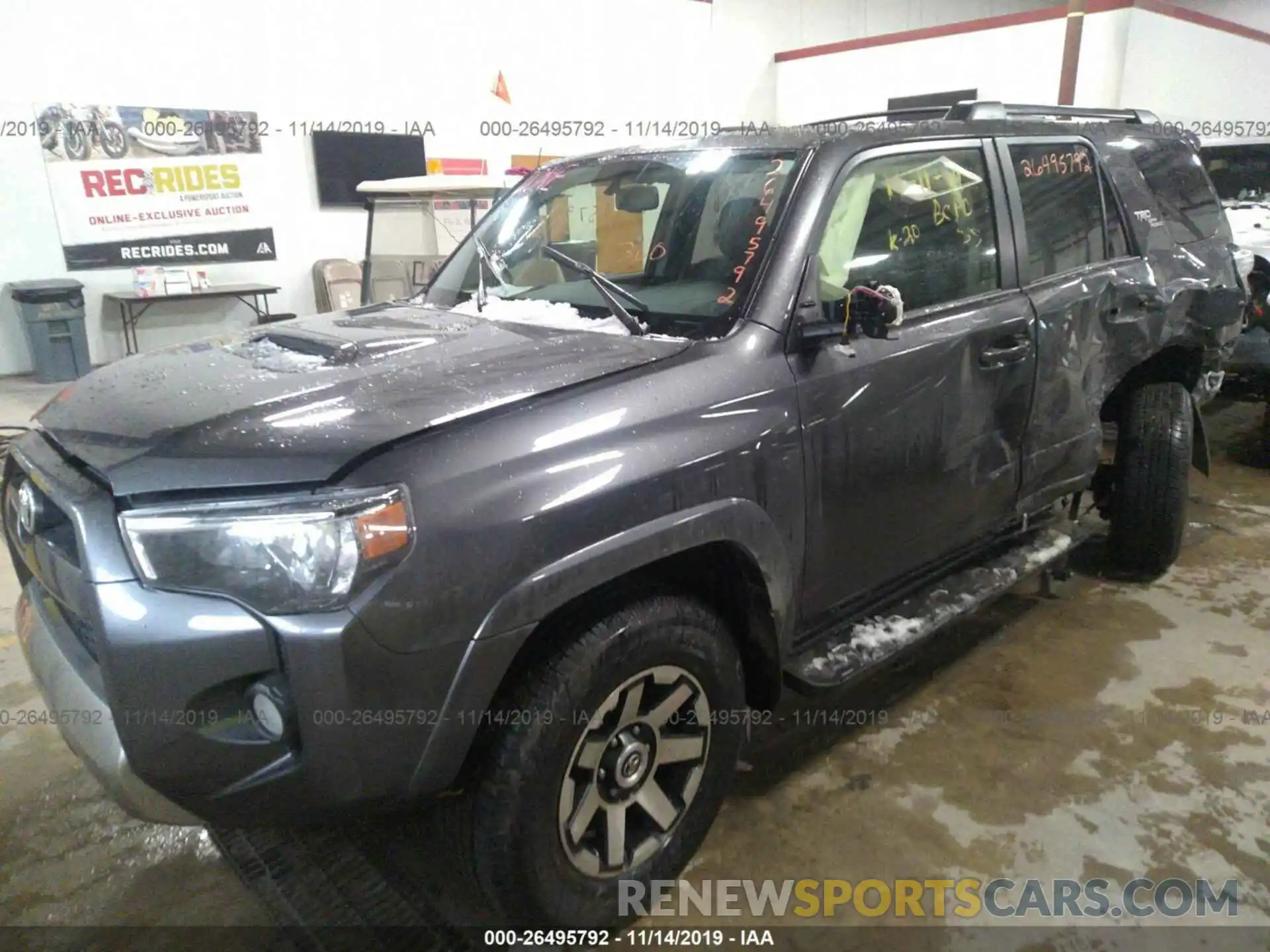 2 Photograph of a damaged car JTEBU5JR4K5678260 TOYOTA 4RUNNER 2019