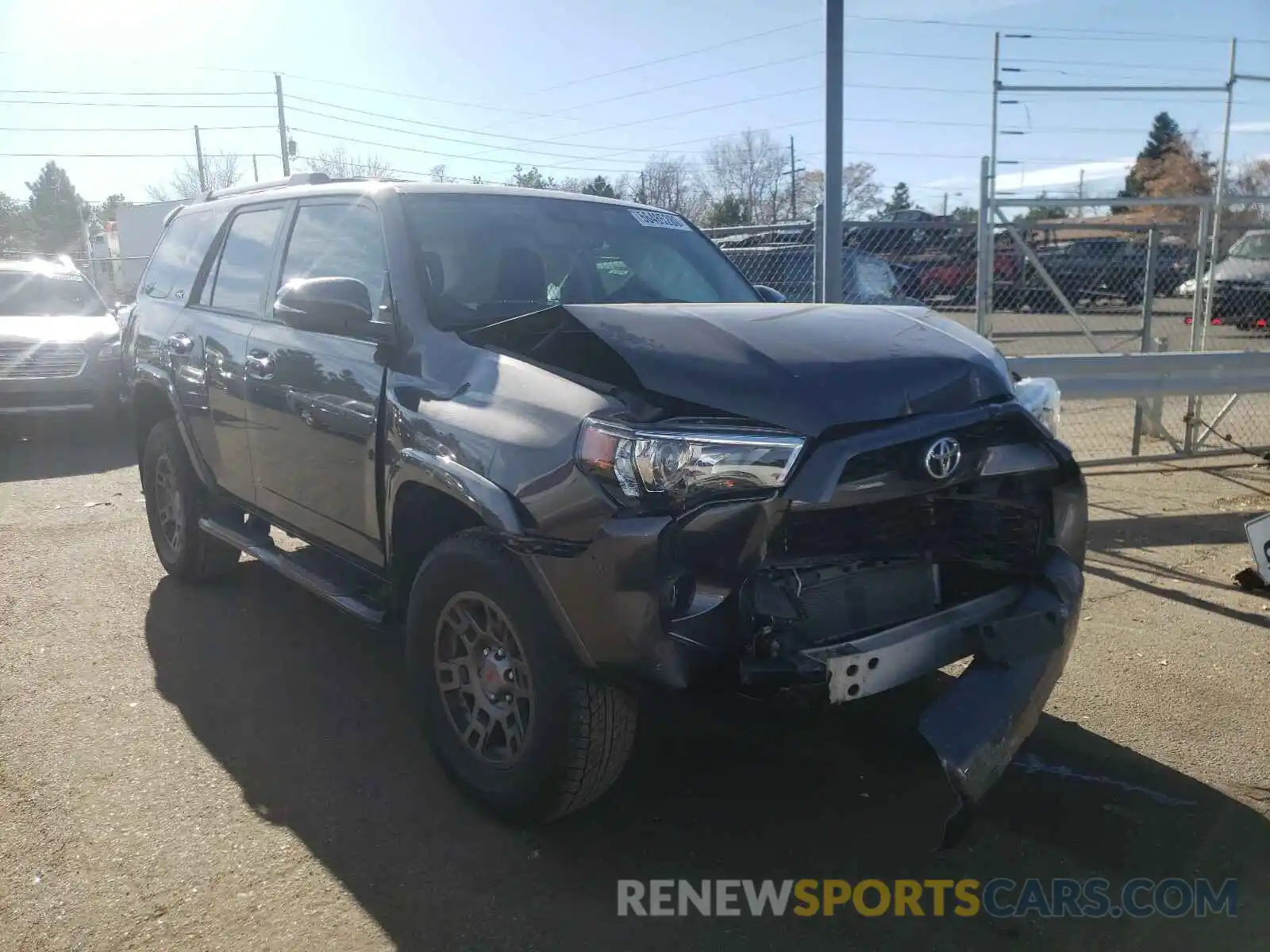 1 Photograph of a damaged car JTEBU5JR4K5678307 TOYOTA 4RUNNER 2019