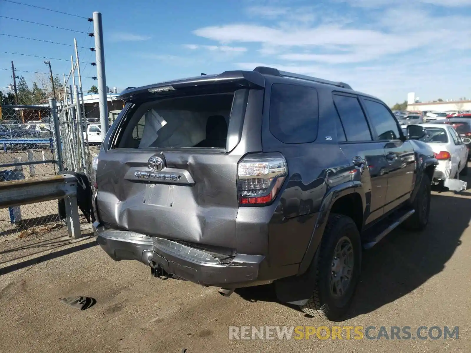 4 Фотография поврежденного автомобиля JTEBU5JR4K5678307 TOYOTA 4RUNNER 2019