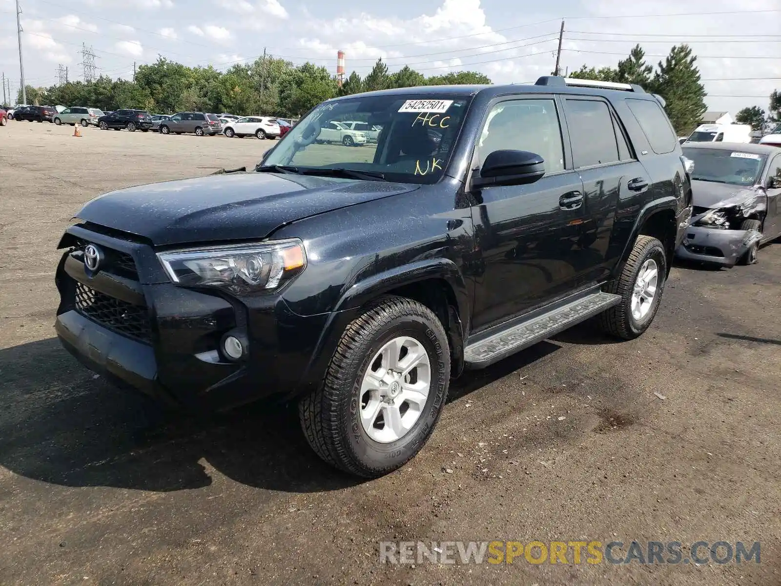 2 Photograph of a damaged car JTEBU5JR4K5680316 TOYOTA 4RUNNER 2019