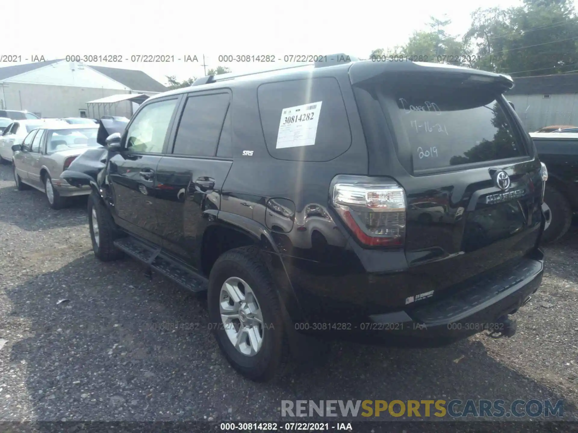 3 Photograph of a damaged car JTEBU5JR4K5680834 TOYOTA 4RUNNER 2019