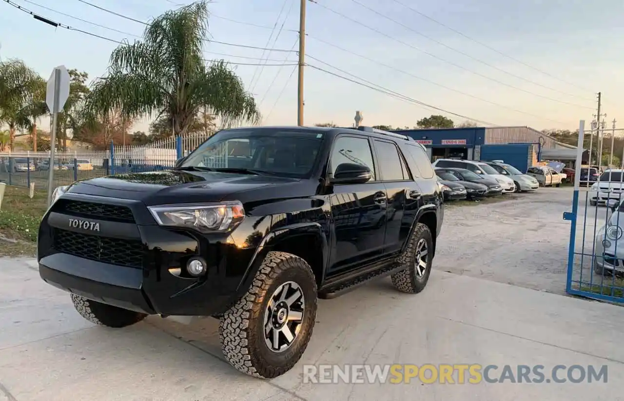 2 Photograph of a damaged car JTEBU5JR4K5683121 TOYOTA 4RUNNER 2019