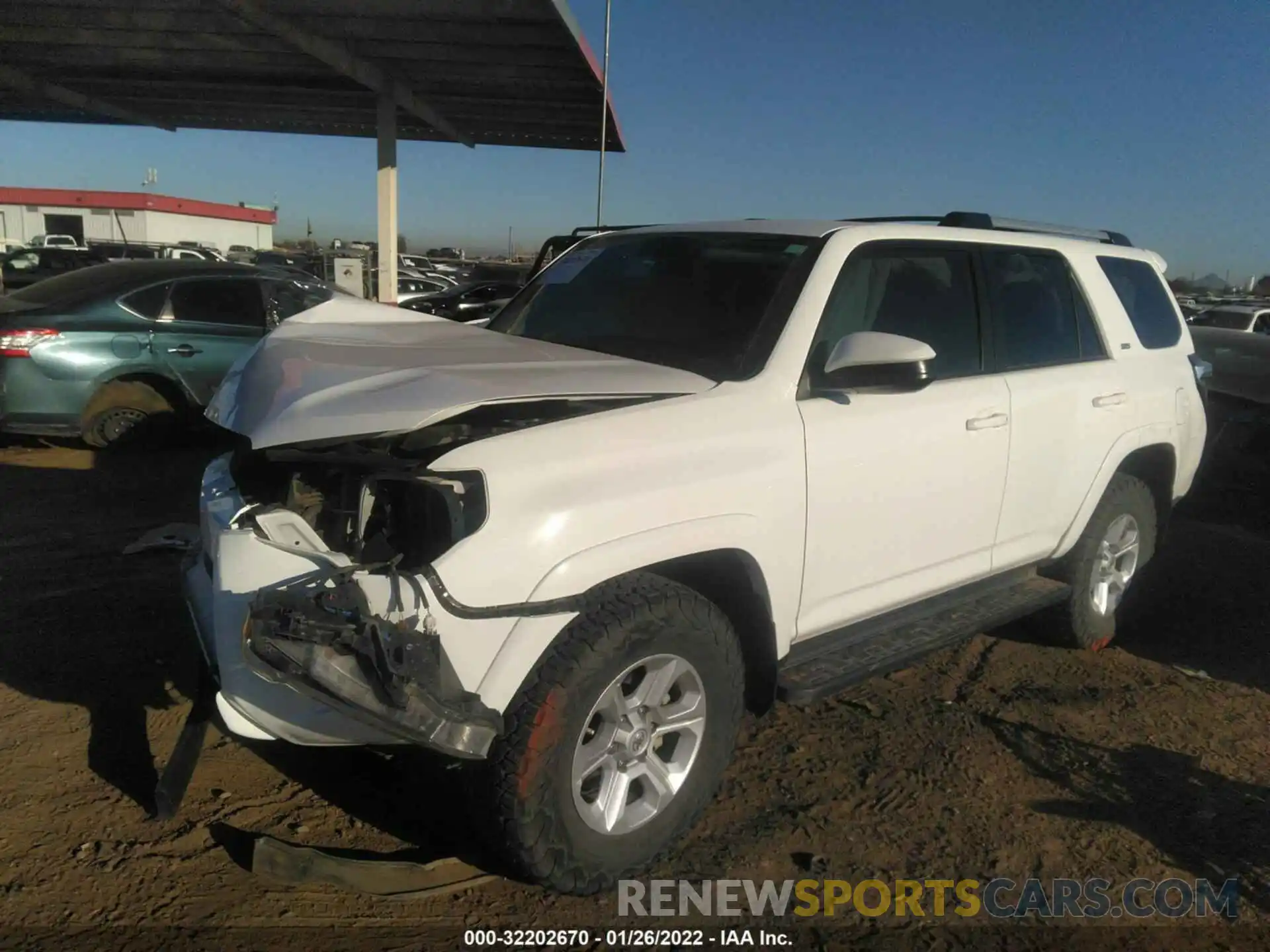 2 Photograph of a damaged car JTEBU5JR4K5685337 TOYOTA 4RUNNER 2019