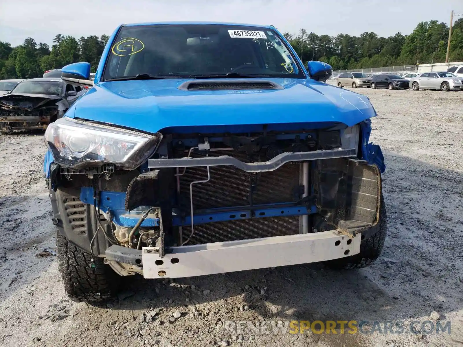 9 Фотография поврежденного автомобиля JTEBU5JR4K5690652 TOYOTA 4RUNNER 2019