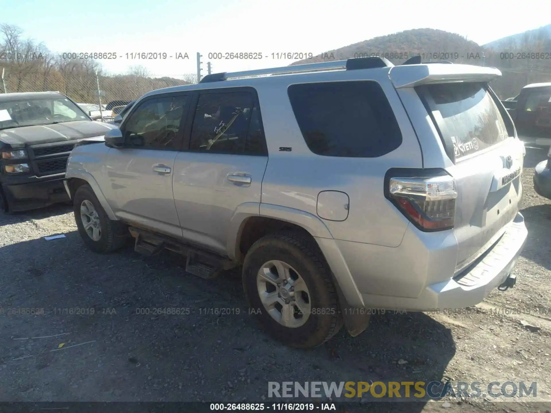 3 Photograph of a damaged car JTEBU5JR4K5691476 TOYOTA 4RUNNER 2019