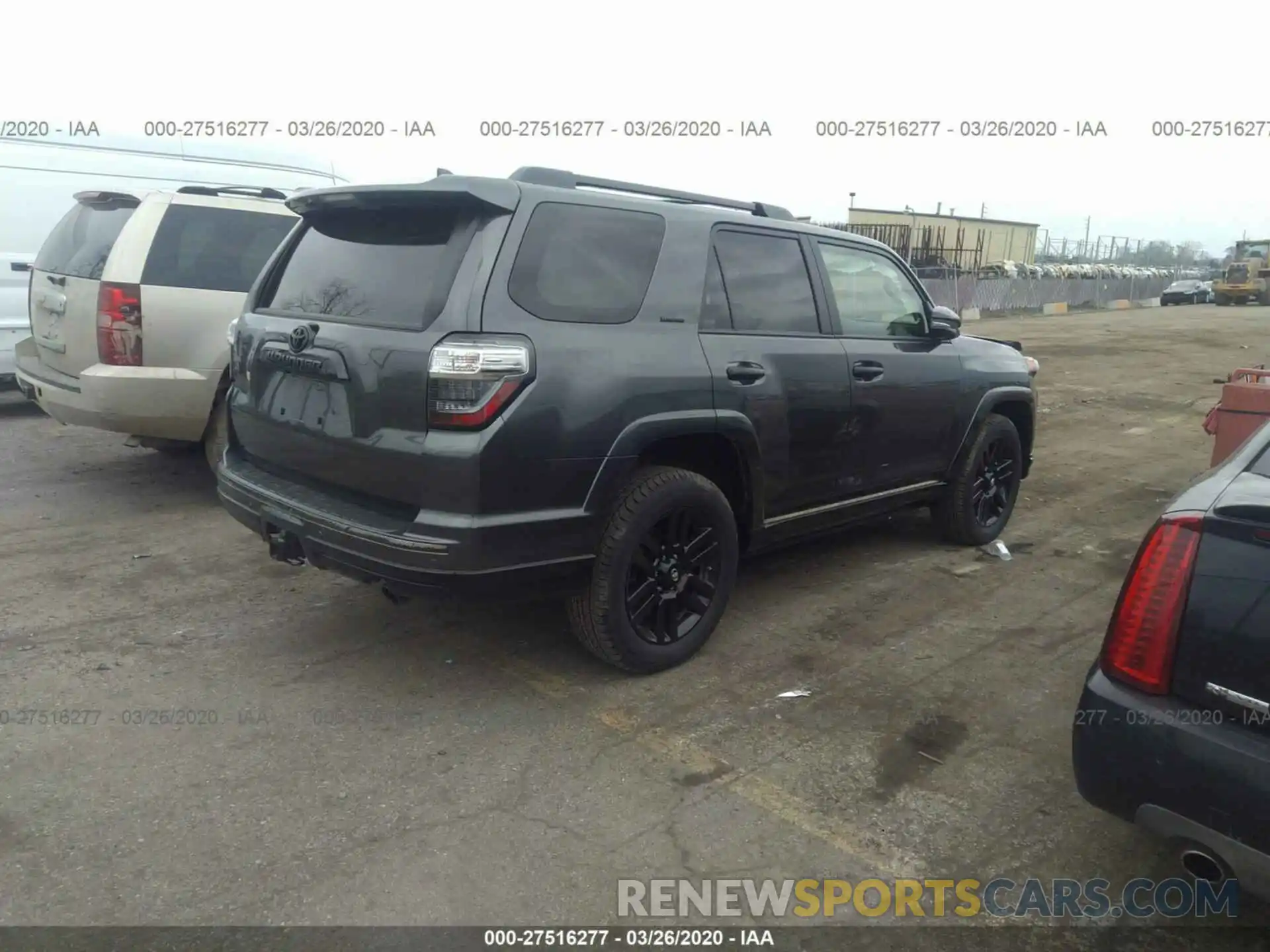 4 Фотография поврежденного автомобиля JTEBU5JR4K5691591 TOYOTA 4RUNNER 2019