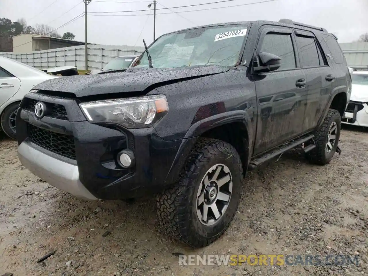 2 Photograph of a damaged car JTEBU5JR4K5693826 TOYOTA 4RUNNER 2019