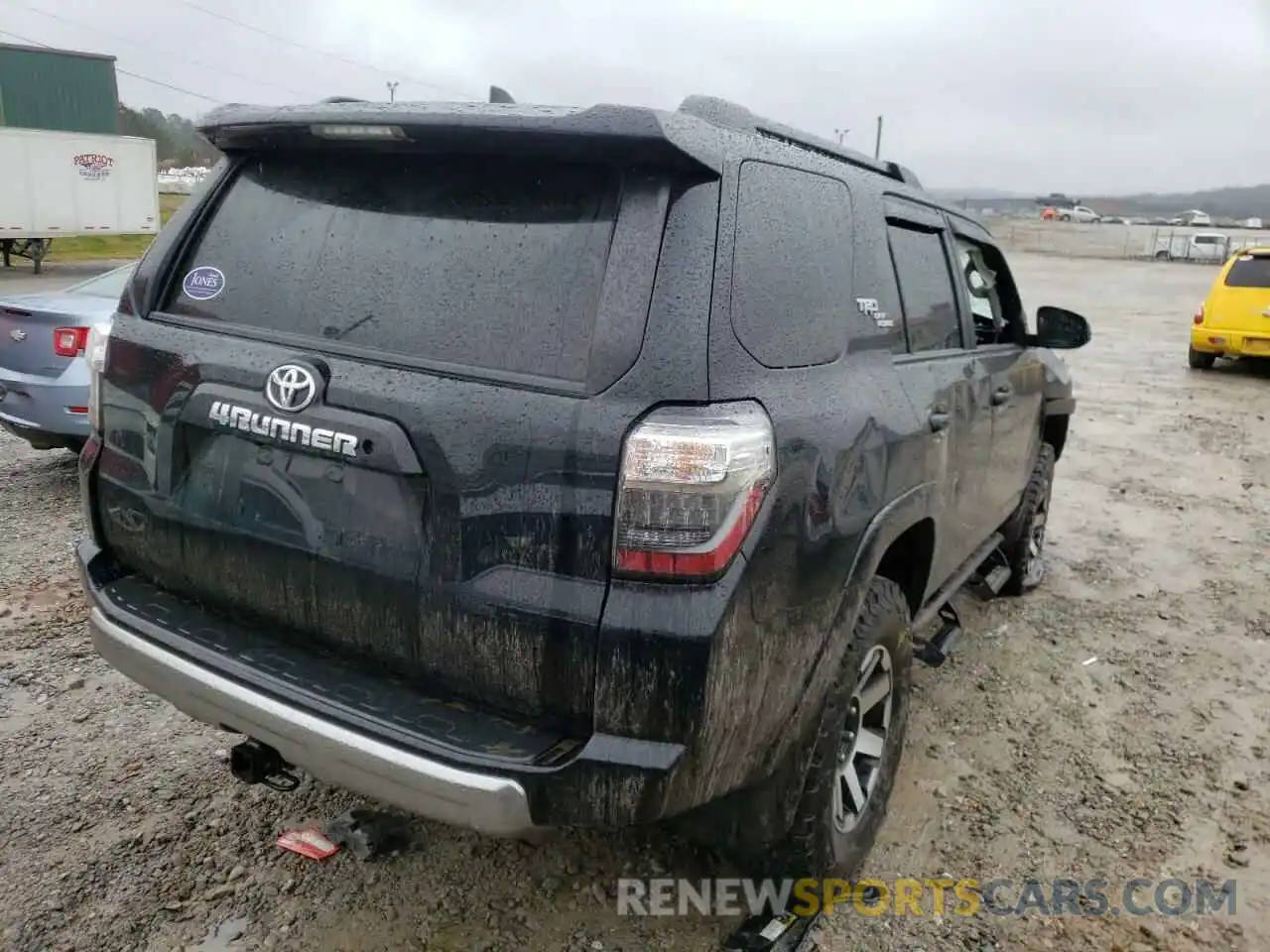 4 Фотография поврежденного автомобиля JTEBU5JR4K5693826 TOYOTA 4RUNNER 2019