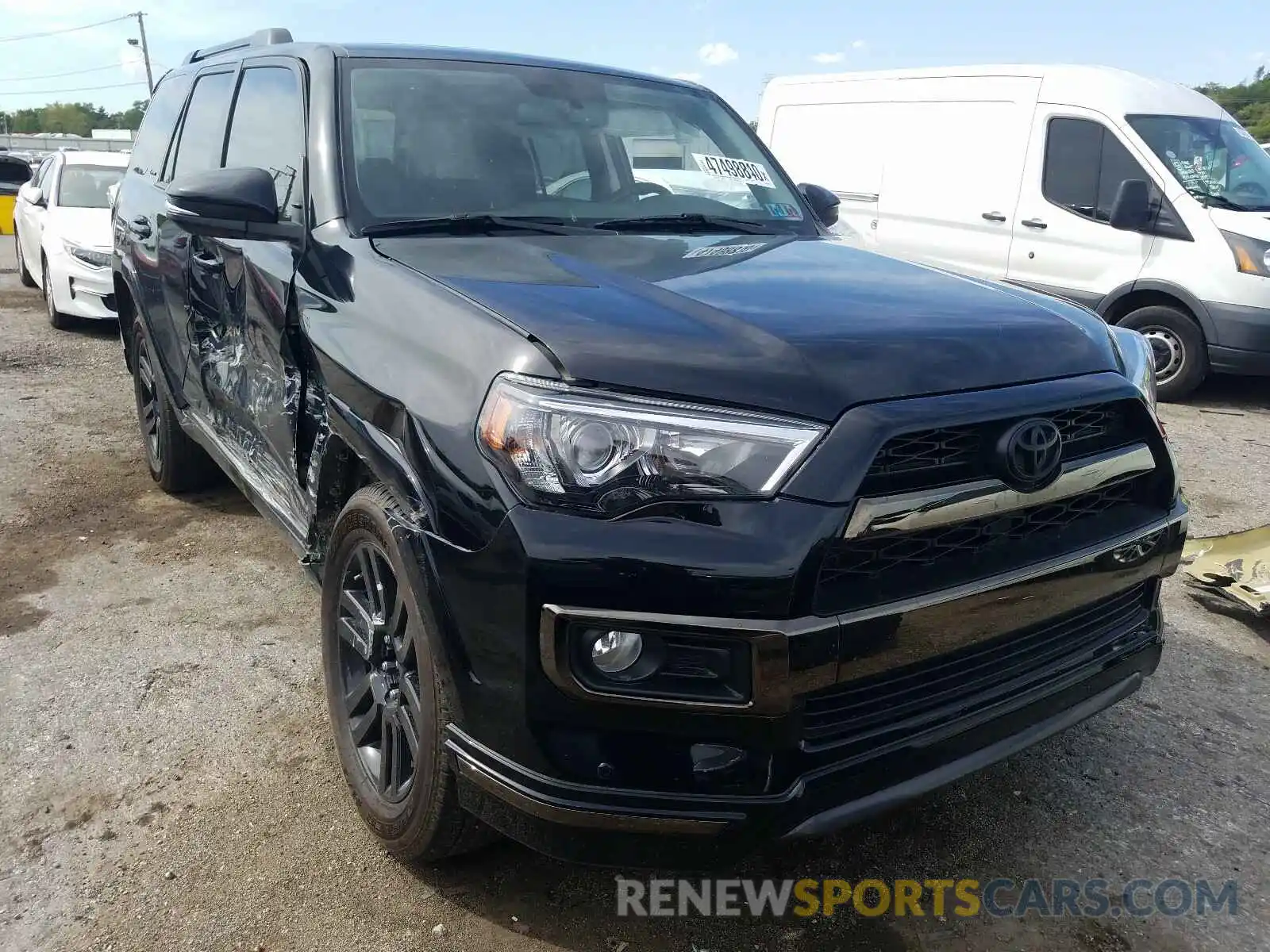 1 Photograph of a damaged car JTEBU5JR4K5694555 TOYOTA 4RUNNER 2019