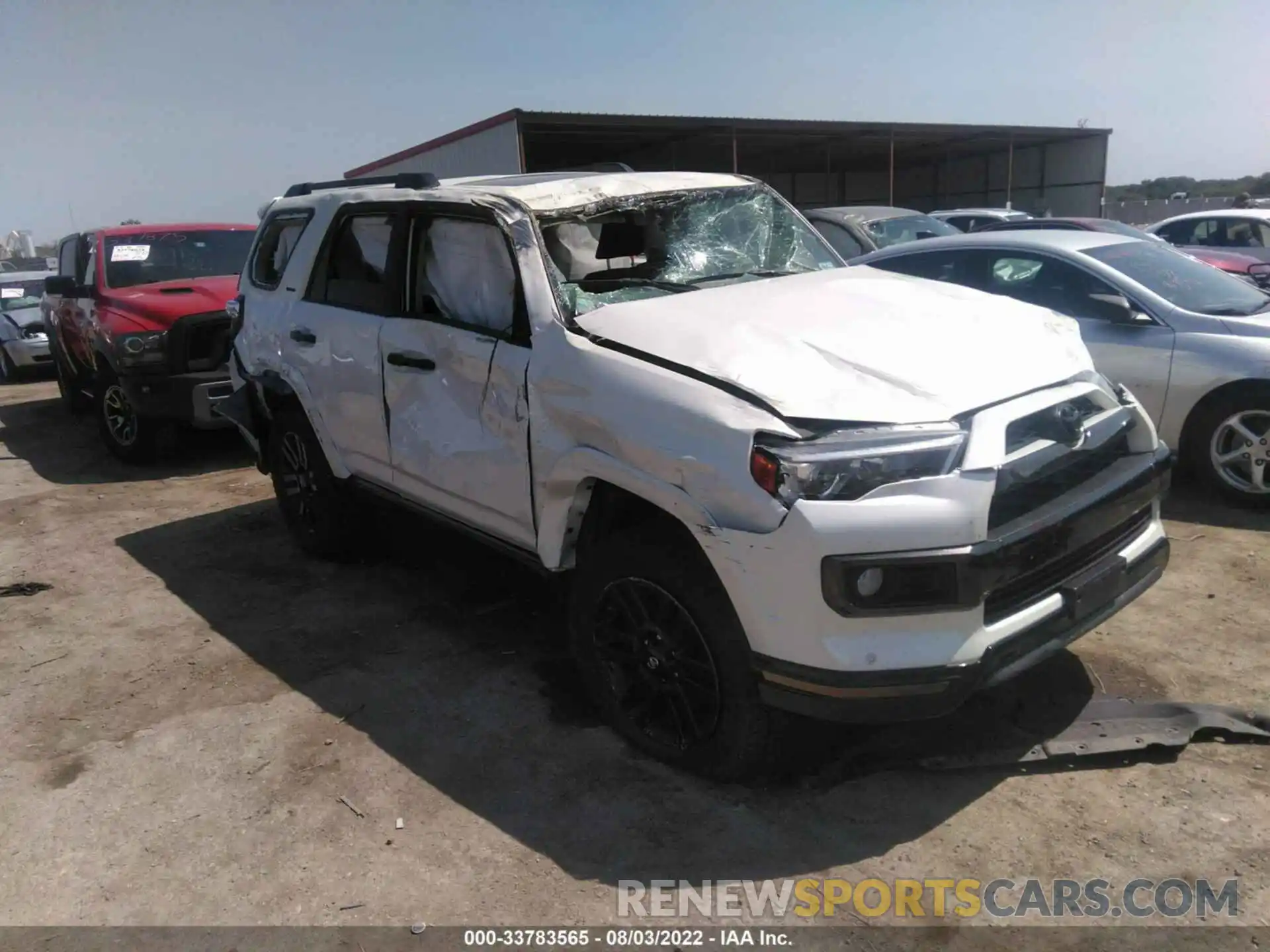 1 Photograph of a damaged car JTEBU5JR4K5697651 TOYOTA 4RUNNER 2019