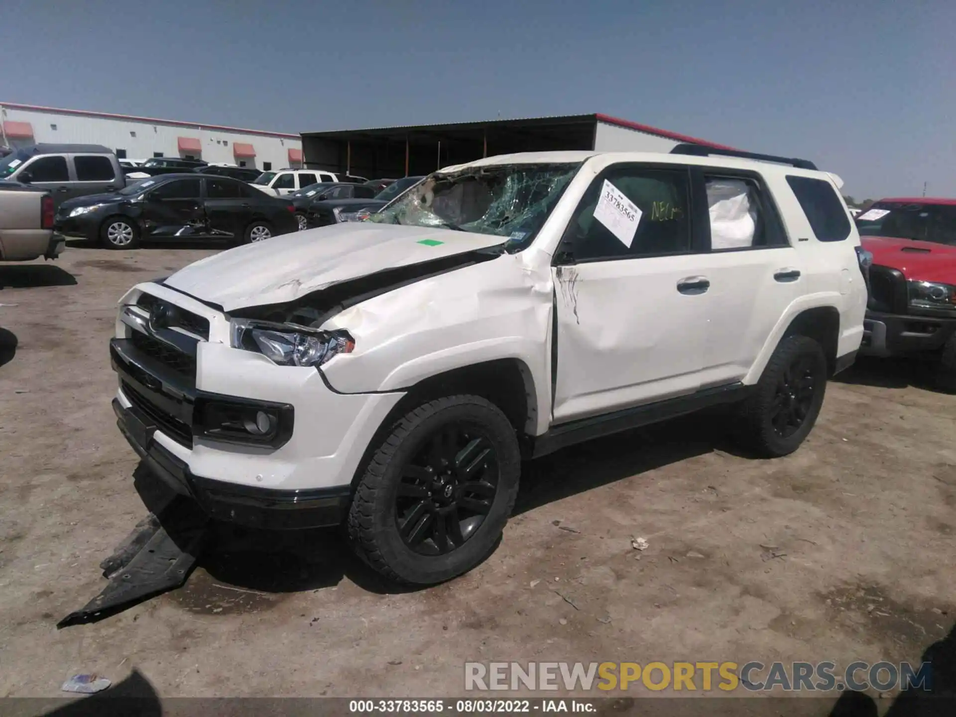 2 Photograph of a damaged car JTEBU5JR4K5697651 TOYOTA 4RUNNER 2019