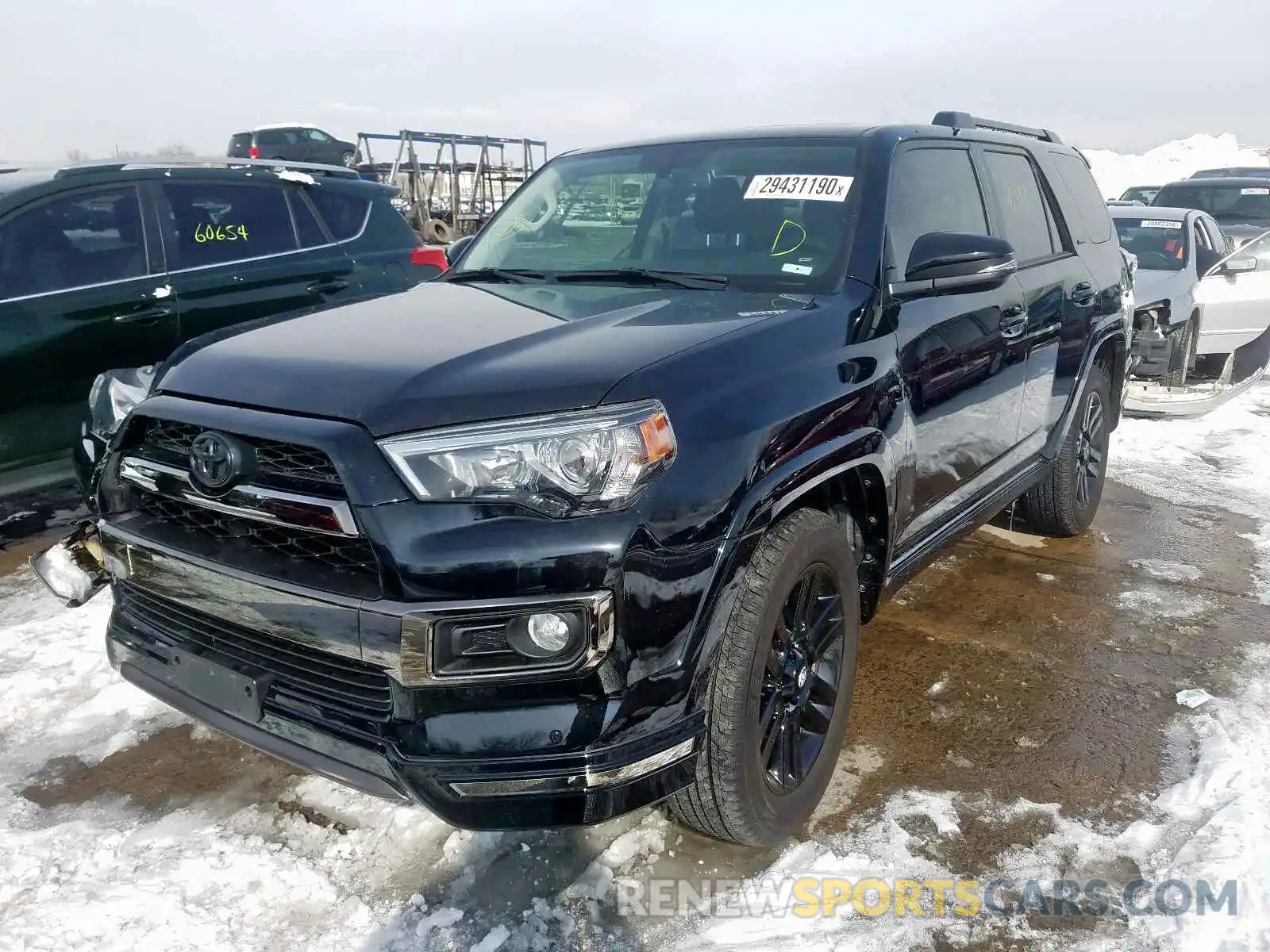 2 Фотография поврежденного автомобиля JTEBU5JR4K5700371 TOYOTA 4RUNNER 2019