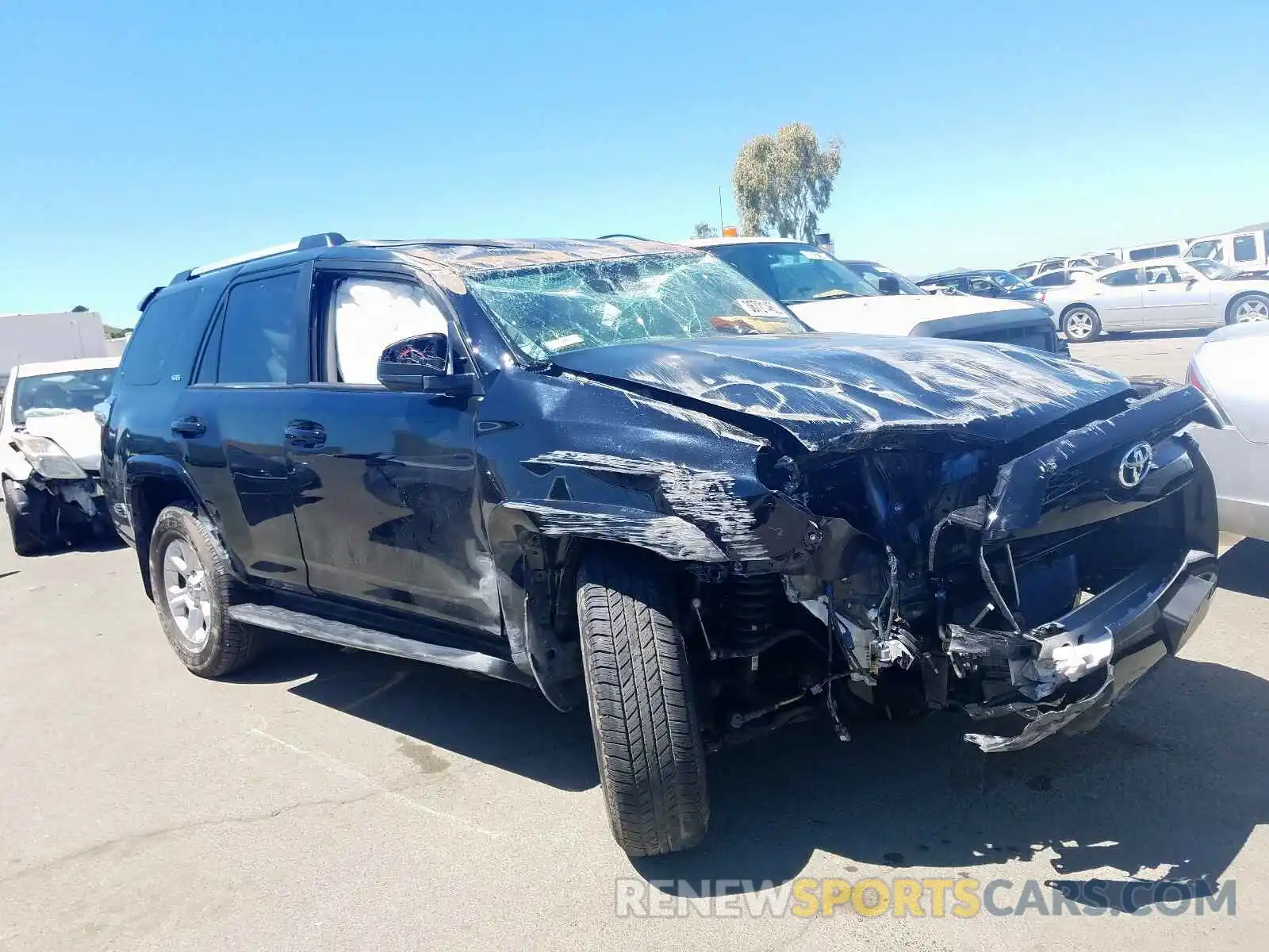 1 Photograph of a damaged car JTEBU5JR4K5701391 TOYOTA 4RUNNER 2019