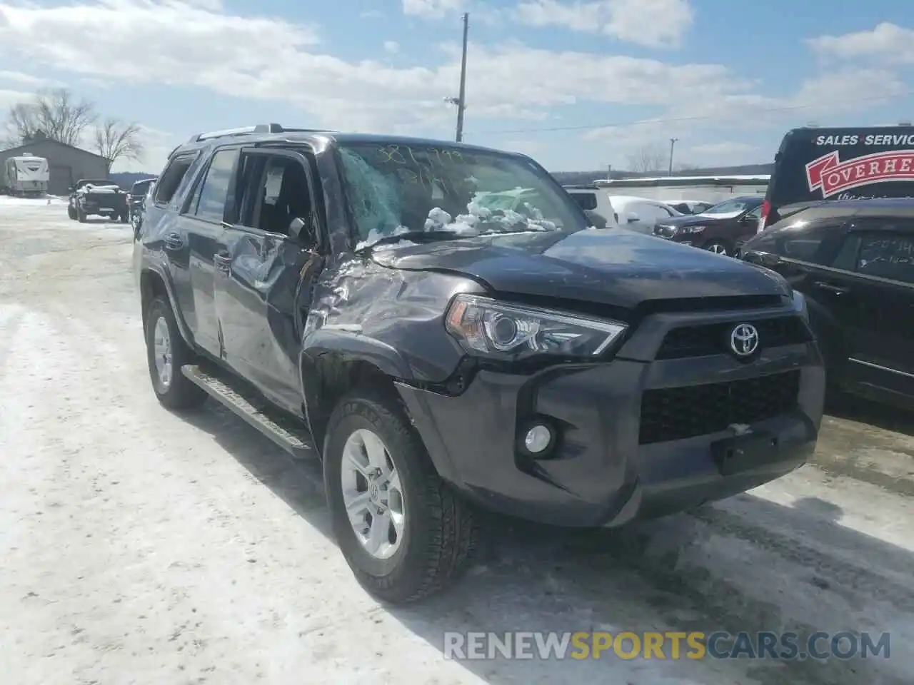 1 Photograph of a damaged car JTEBU5JR4K5703920 TOYOTA 4RUNNER 2019