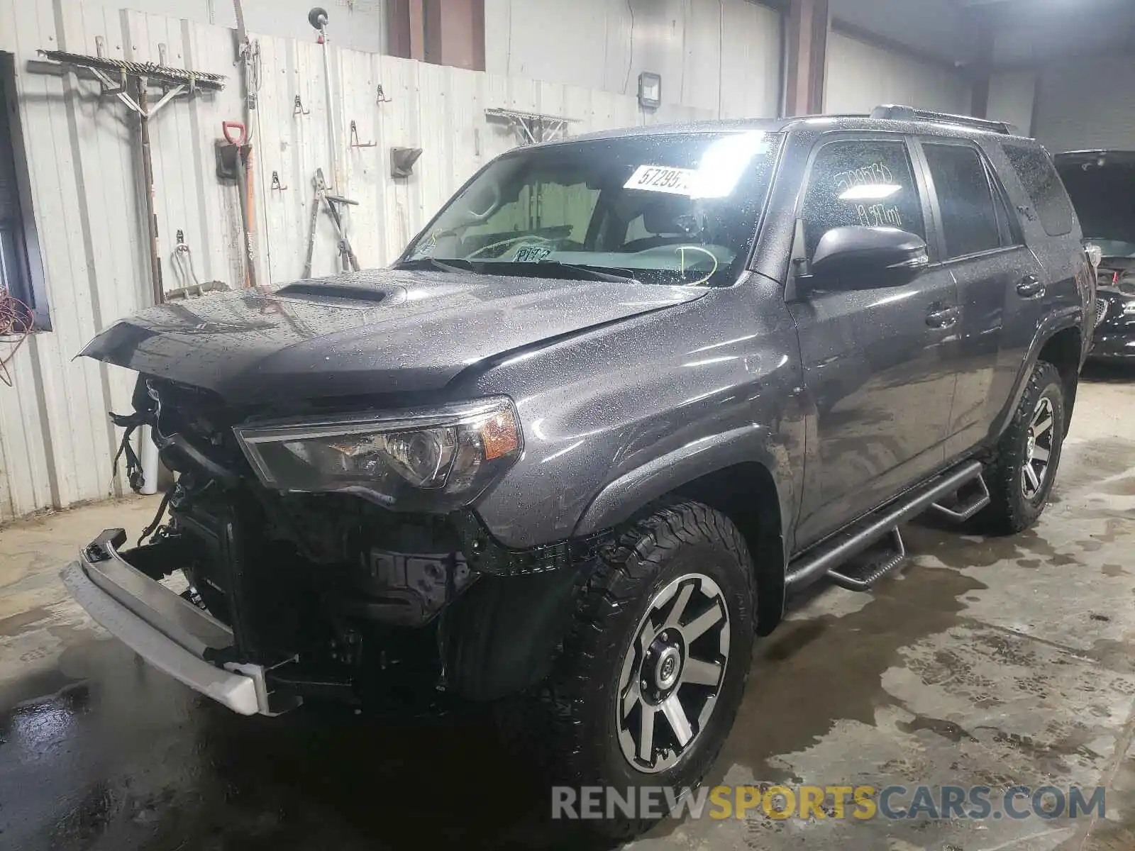 2 Photograph of a damaged car JTEBU5JR4K5704548 TOYOTA 4RUNNER 2019