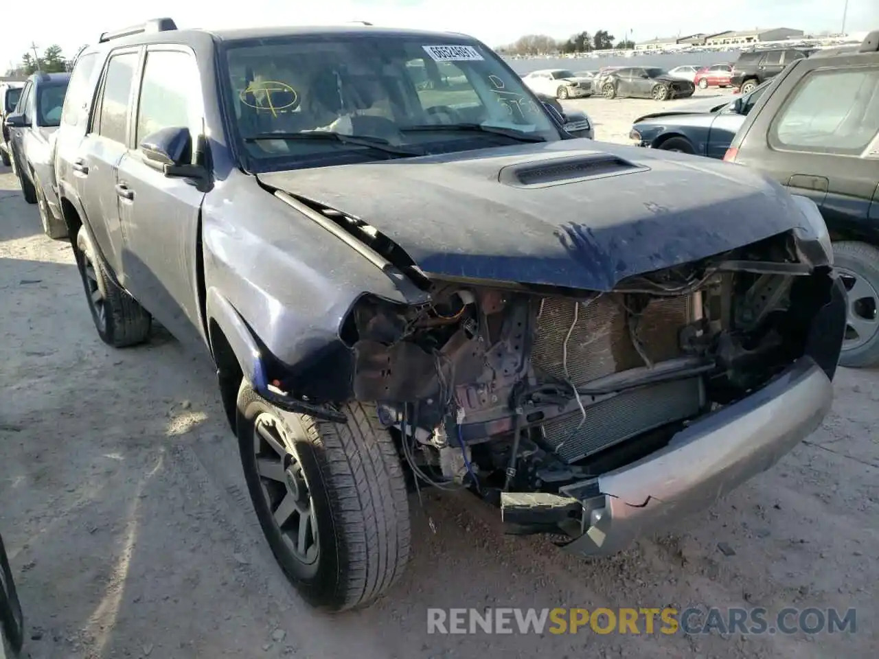 1 Photograph of a damaged car JTEBU5JR4K5705750 TOYOTA 4RUNNER 2019