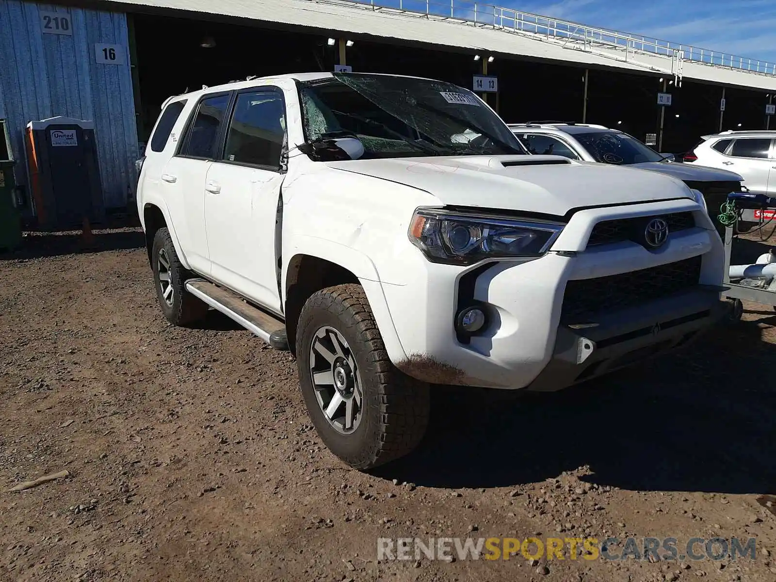 1 Photograph of a damaged car JTEBU5JR4K5705831 TOYOTA 4RUNNER 2019