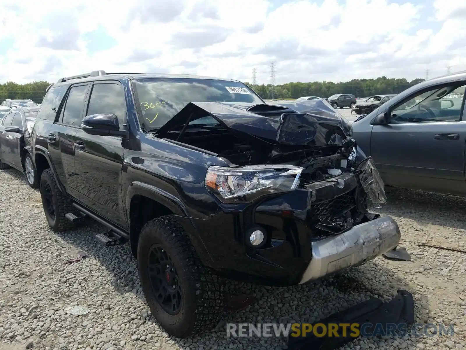 1 Photograph of a damaged car JTEBU5JR4K5706770 TOYOTA 4RUNNER 2019