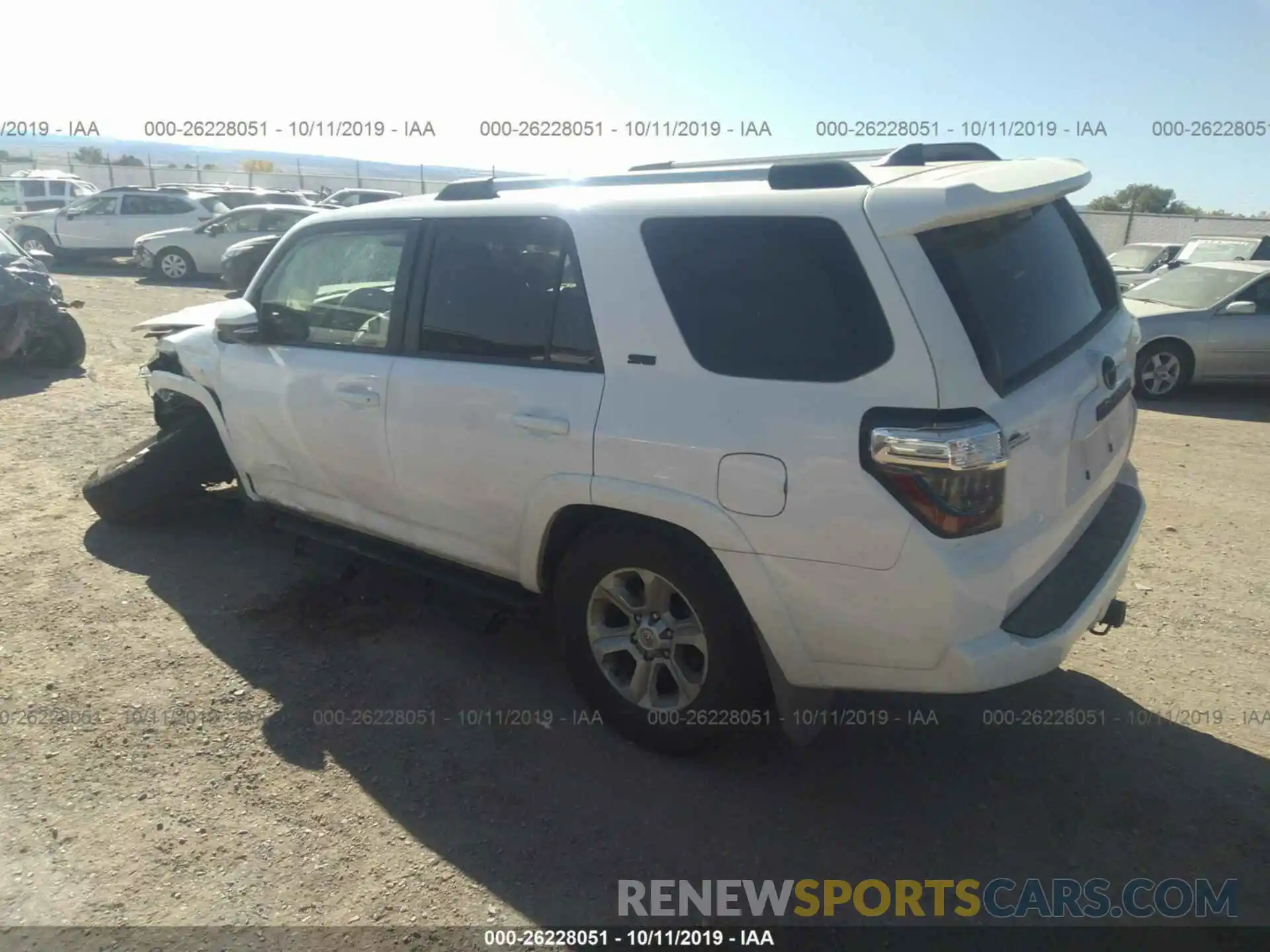 3 Photograph of a damaged car JTEBU5JR4K5709779 TOYOTA 4RUNNER 2019