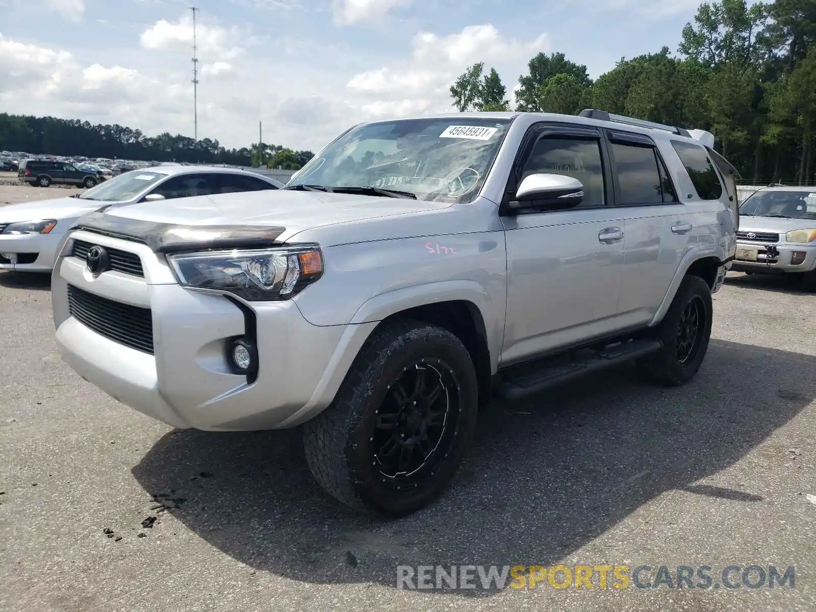 2 Photograph of a damaged car JTEBU5JR4K5711032 TOYOTA 4RUNNER 2019