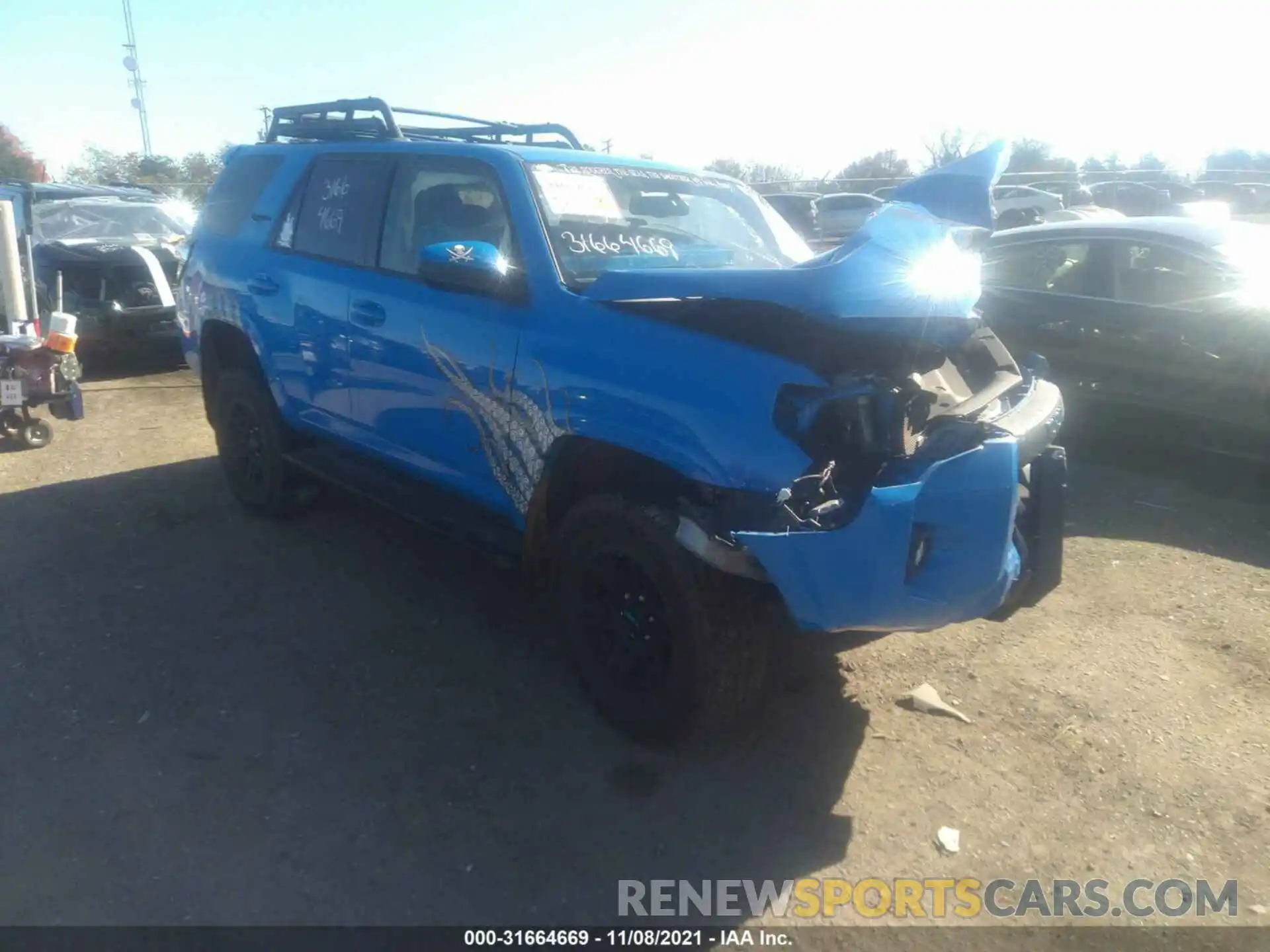 1 Photograph of a damaged car JTEBU5JR4K5711273 TOYOTA 4RUNNER 2019