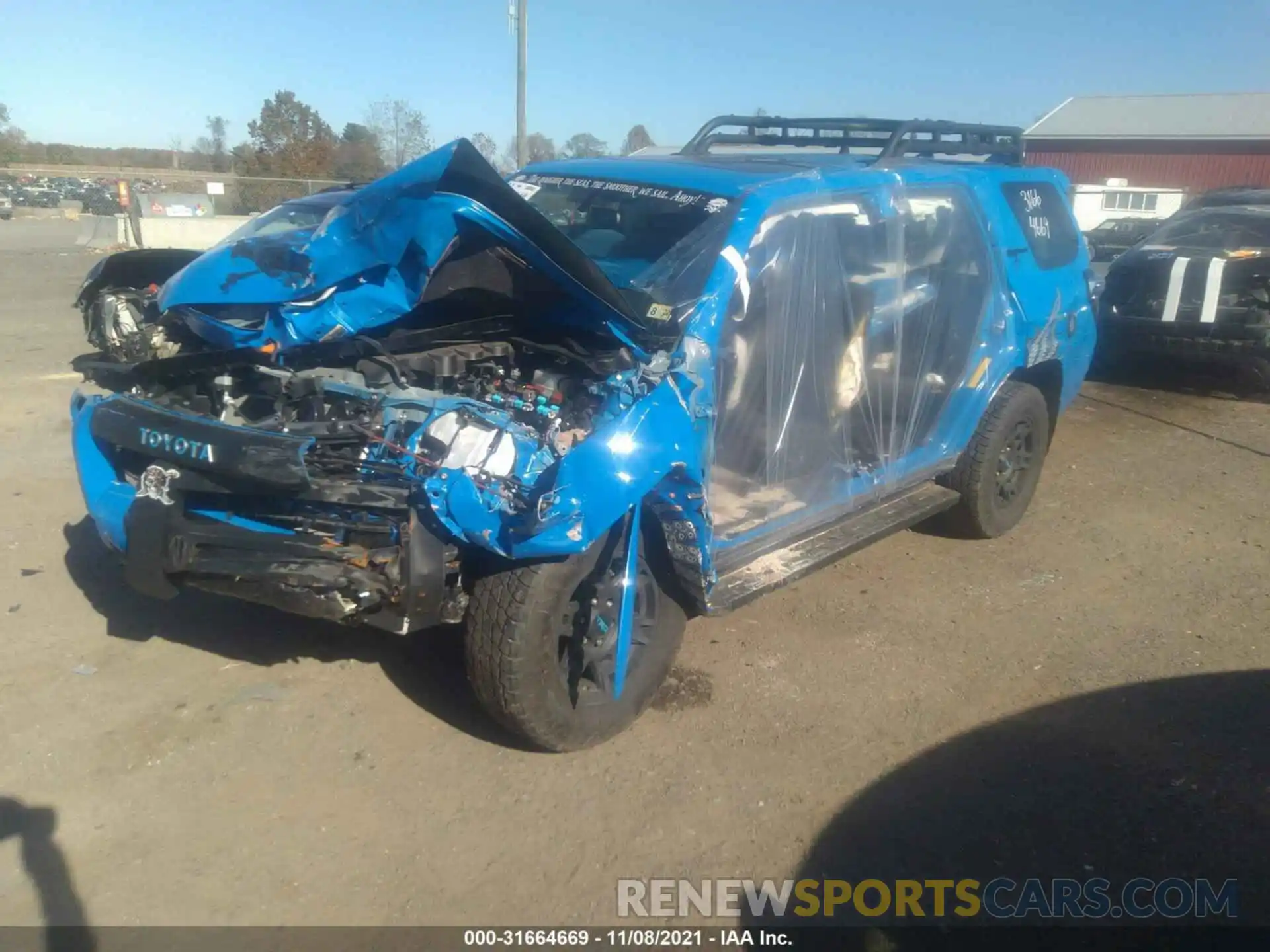 2 Photograph of a damaged car JTEBU5JR4K5711273 TOYOTA 4RUNNER 2019