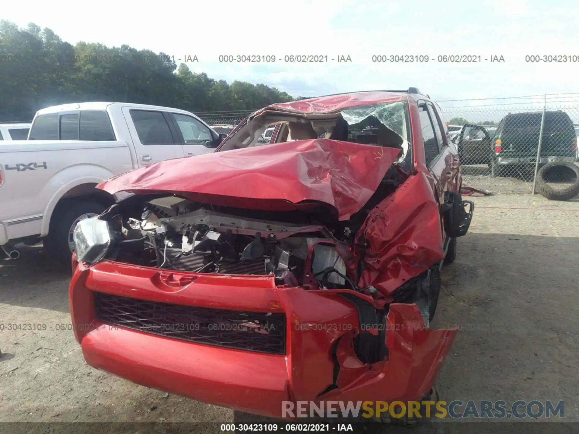 6 Photograph of a damaged car JTEBU5JR4K5713511 TOYOTA 4RUNNER 2019