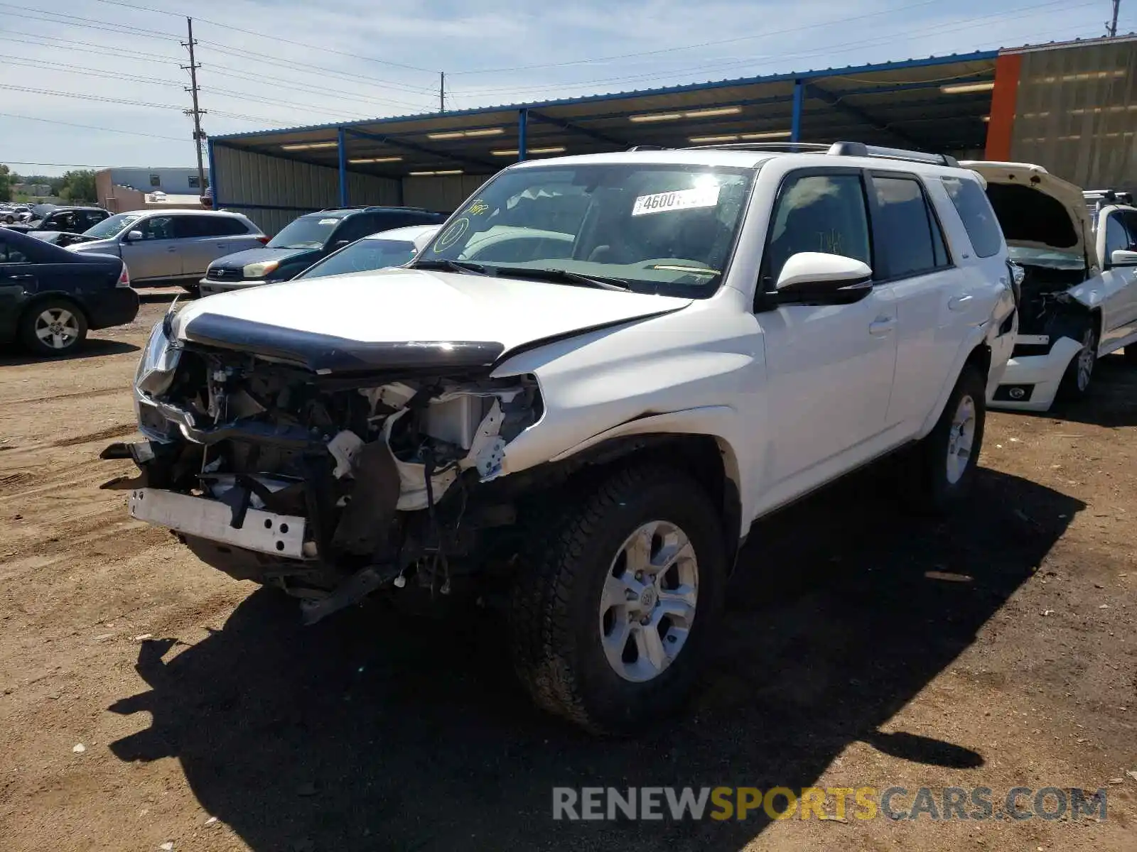 2 Photograph of a damaged car JTEBU5JR4K5716490 TOYOTA 4RUNNER 2019