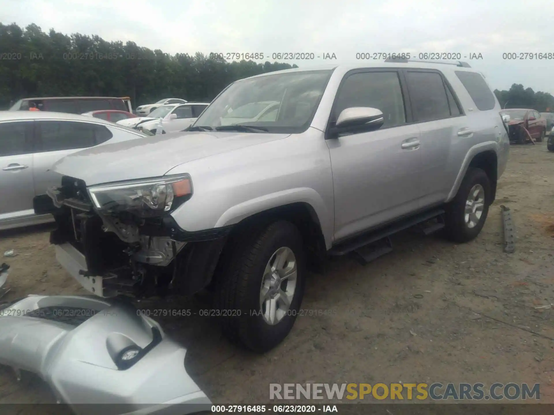 2 Фотография поврежденного автомобиля JTEBU5JR4K5716540 TOYOTA 4RUNNER 2019