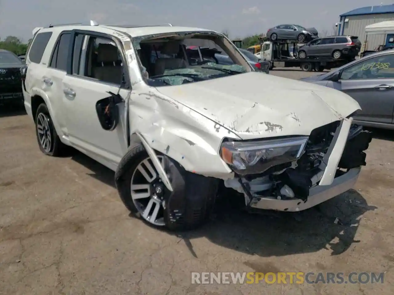 1 Photograph of a damaged car JTEBU5JR4K5717526 TOYOTA 4RUNNER 2019