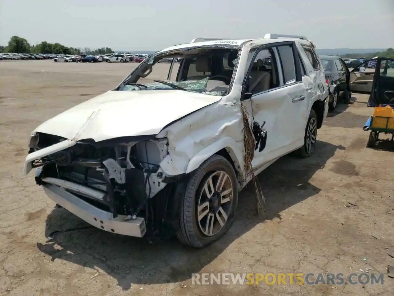 2 Photograph of a damaged car JTEBU5JR4K5717526 TOYOTA 4RUNNER 2019