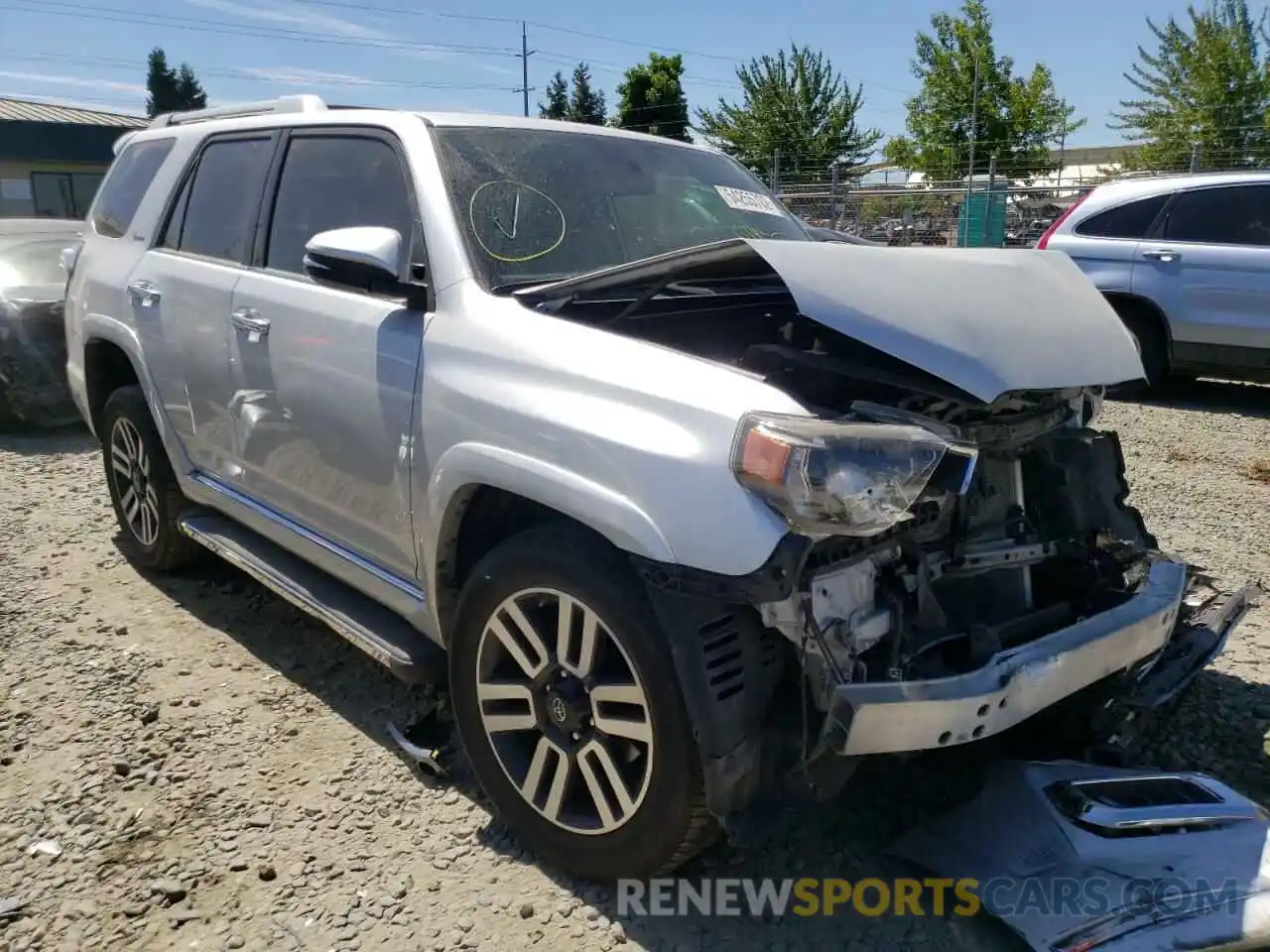 1 Photograph of a damaged car JTEBU5JR4K5718563 TOYOTA 4RUNNER 2019