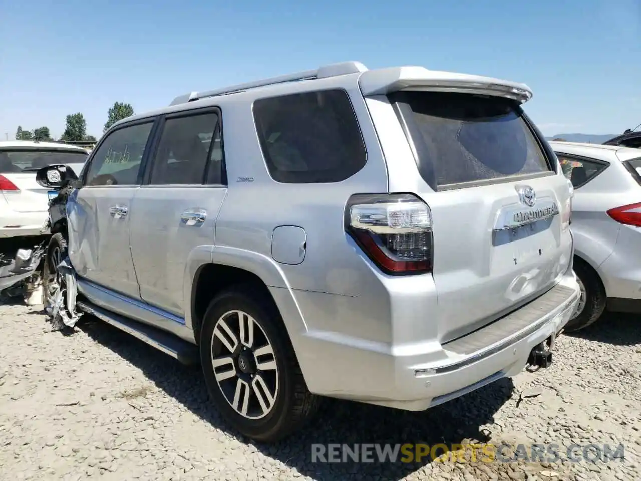 3 Photograph of a damaged car JTEBU5JR4K5718563 TOYOTA 4RUNNER 2019