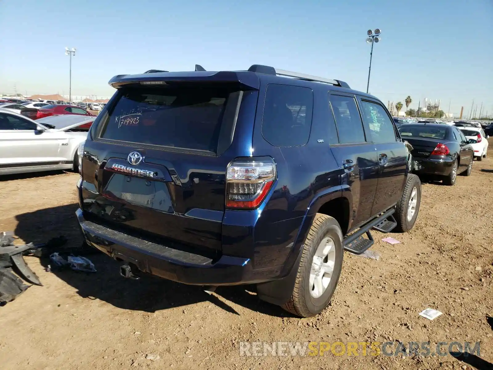 4 Photograph of a damaged car JTEBU5JR4K5719423 TOYOTA 4RUNNER 2019