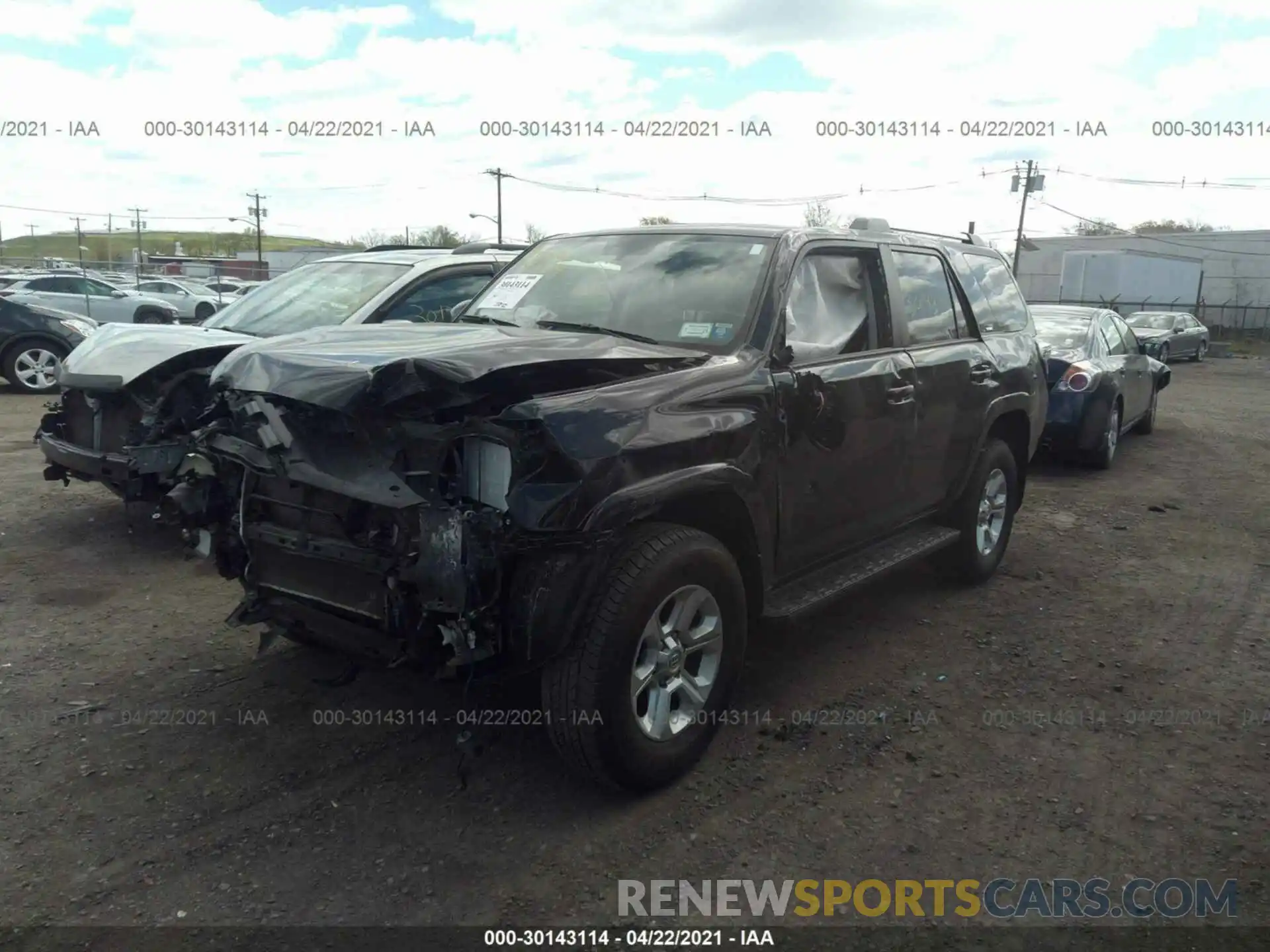 6 Photograph of a damaged car JTEBU5JR4K5721110 TOYOTA 4RUNNER 2019