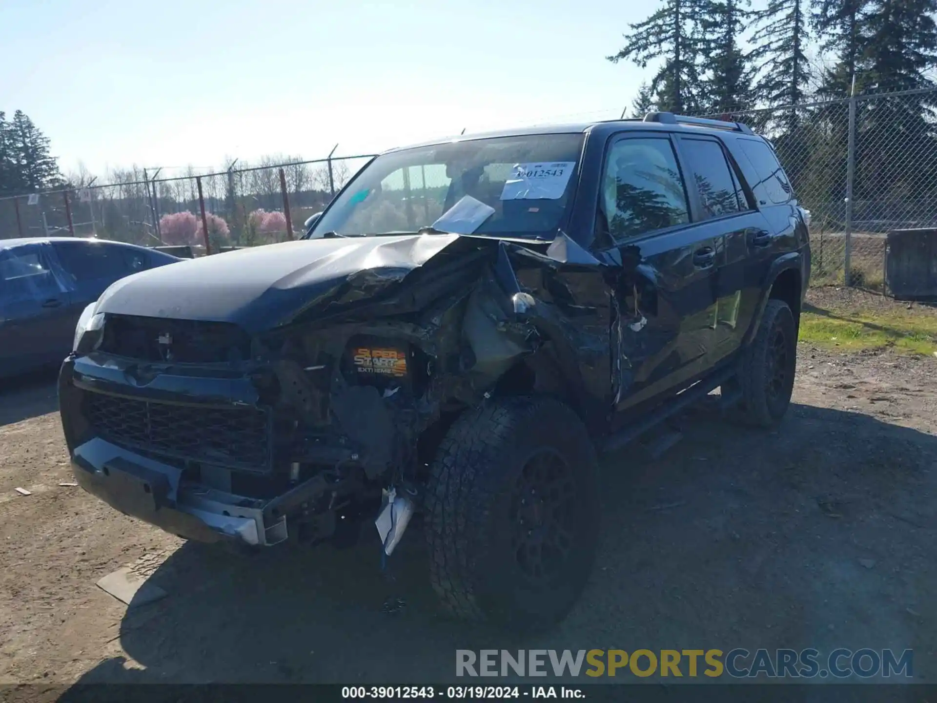 2 Photograph of a damaged car JTEBU5JR4K5721656 TOYOTA 4RUNNER 2019