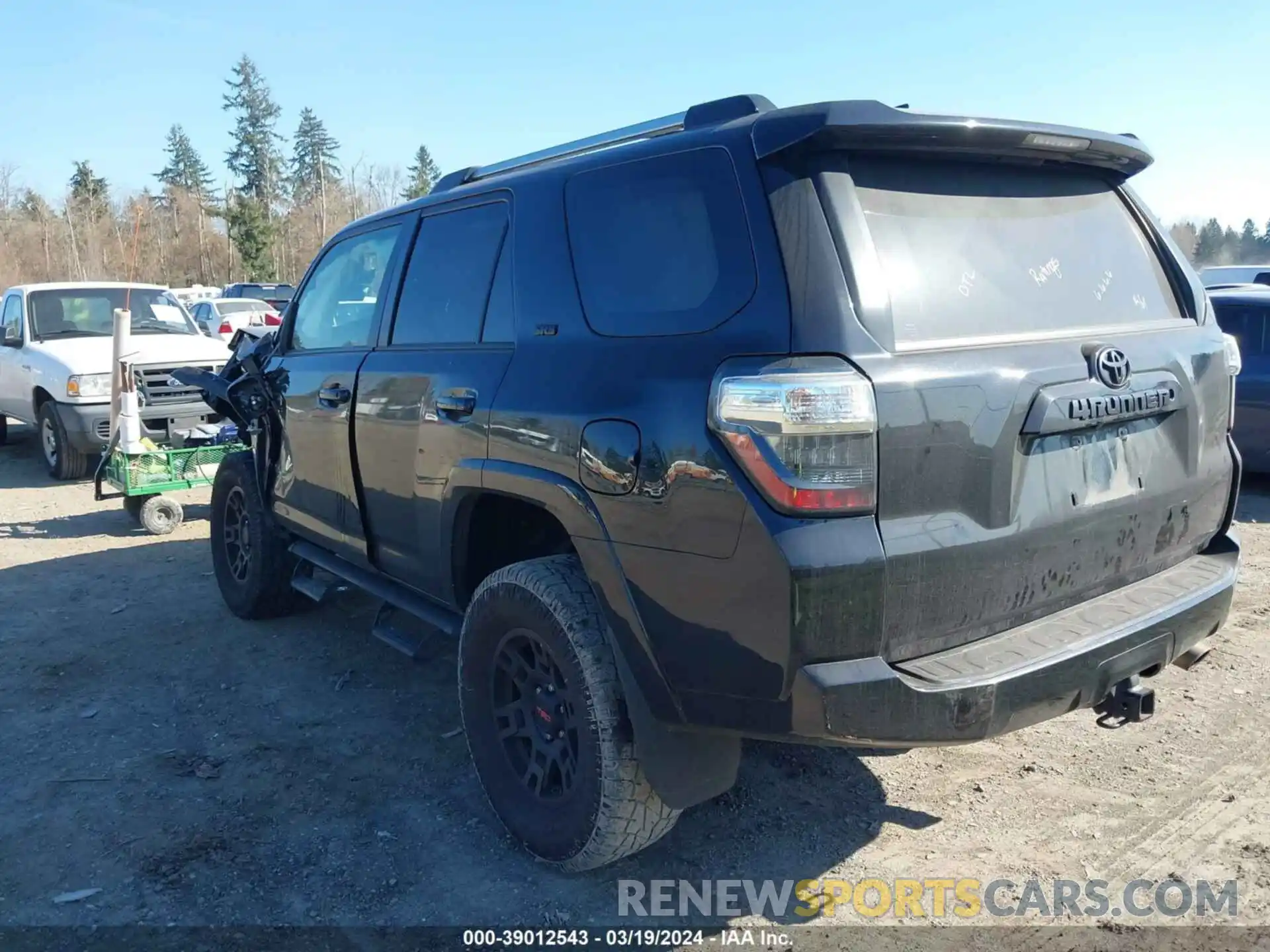 3 Photograph of a damaged car JTEBU5JR4K5721656 TOYOTA 4RUNNER 2019