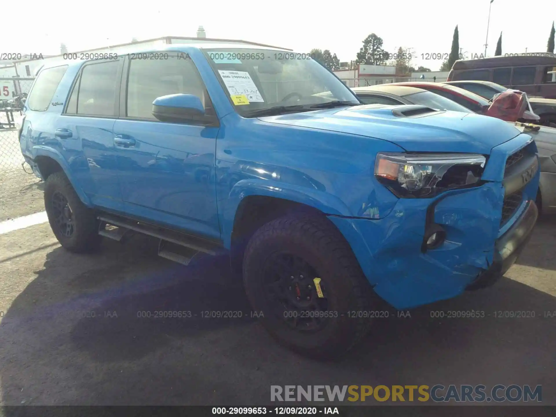 1 Photograph of a damaged car JTEBU5JR4K5725870 TOYOTA 4RUNNER 2019